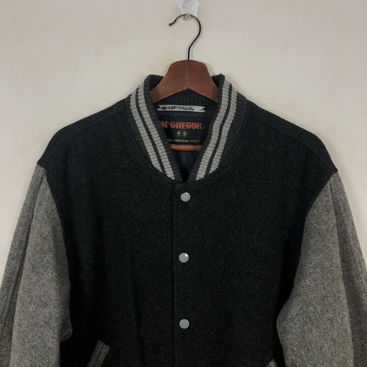Japanese Brand VINTAGE VARSITY JACKET MCGREGOR Size US L / EU 52-54 / 3 - 3 Thumbnail