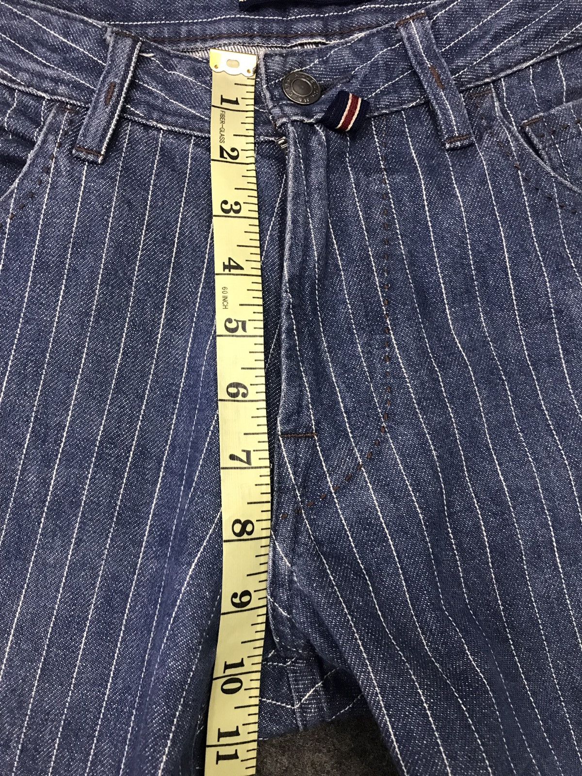 Japanese Brand Rare Stripe Male & Co Simple Denim Japan Size US 33 - 14 Thumbnail