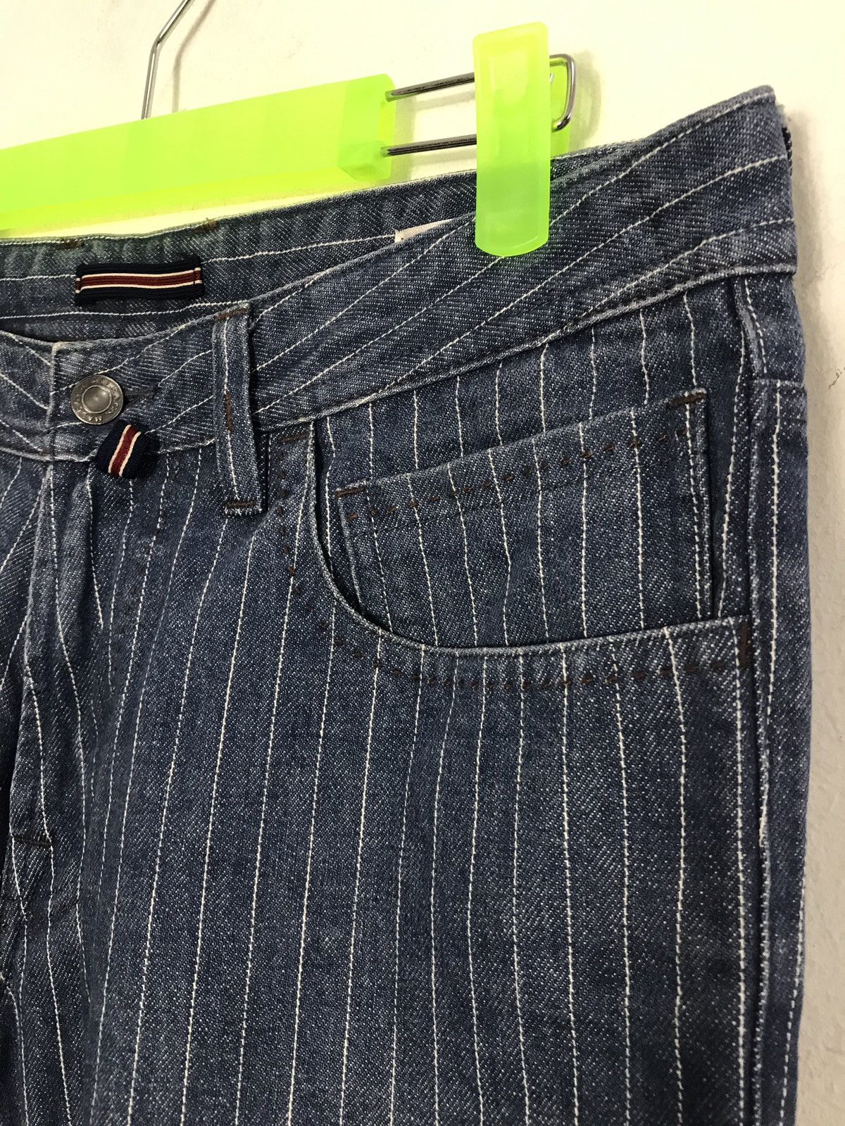 Japanese Brand Rare Stripe Male & Co Simple Denim Japan Size US 33 - 7 Thumbnail