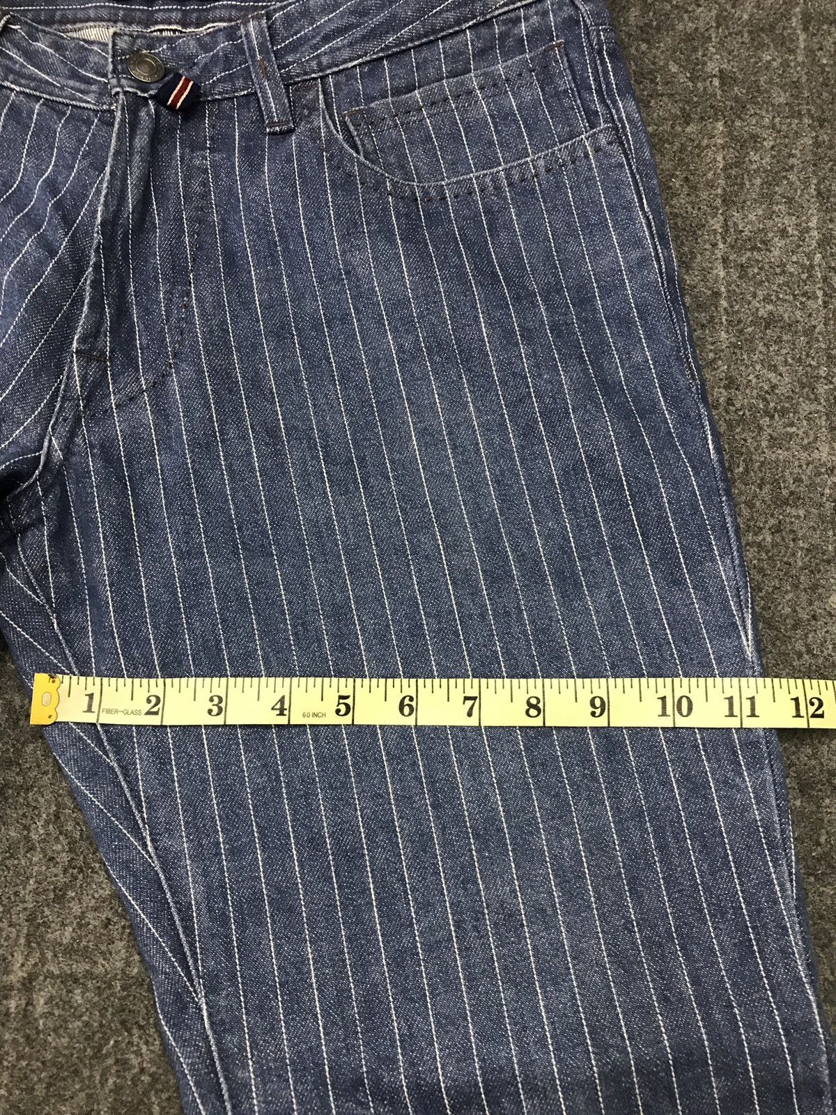 Japanese Brand Rare Stripe Male & Co Simple Denim Japan Size US 33 - 15 Thumbnail