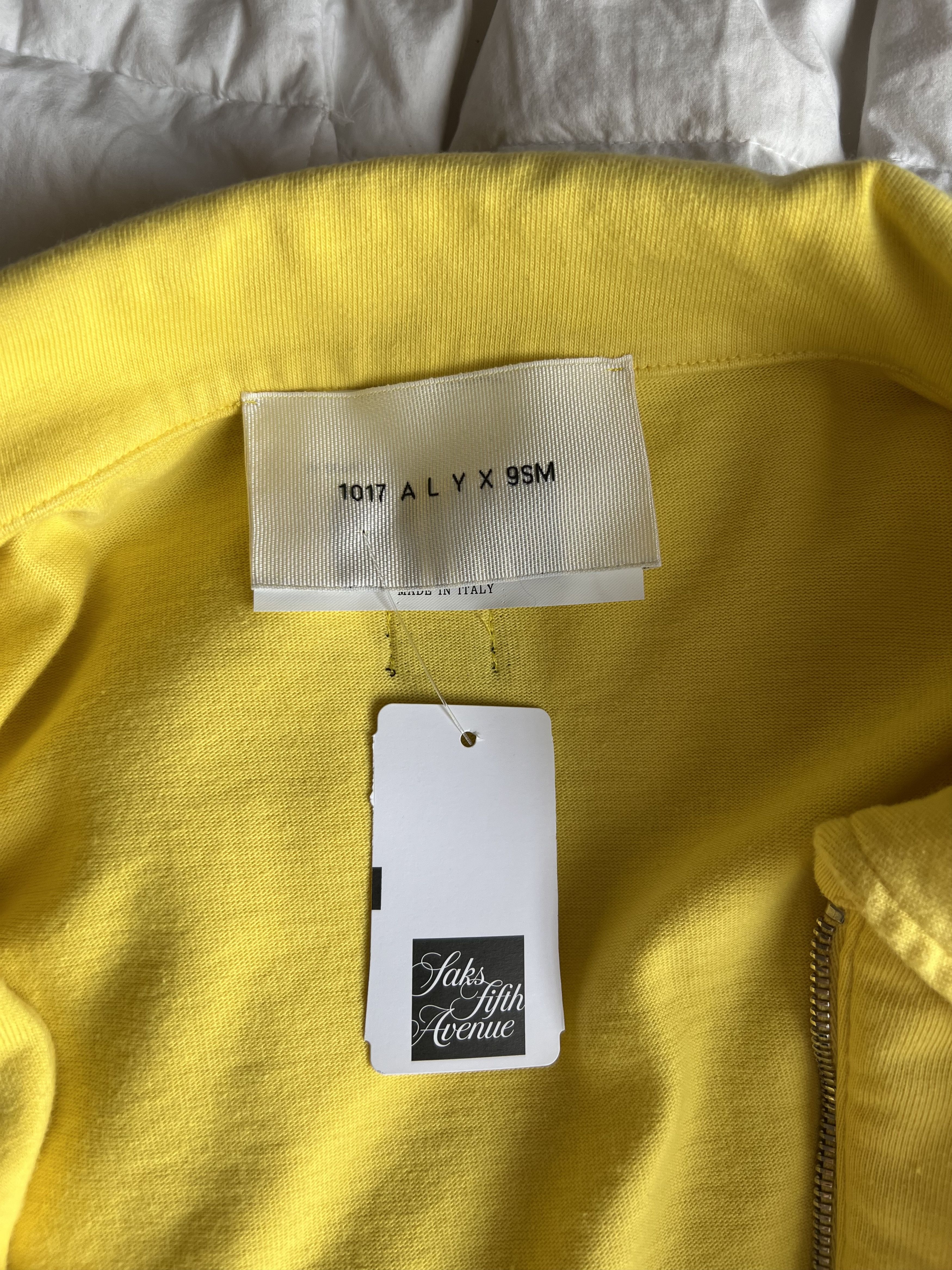 1017 ALYX 9SM 1017 Alyx 9SM Jersey Zip Jacket in Yellow Size US L / EU 52-54 / 3 - 6 Thumbnail