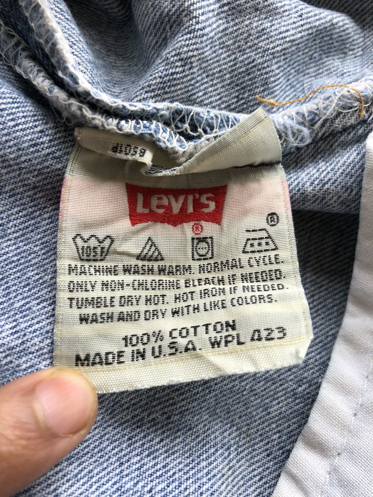 Levi's Vintage Clothing DOPE🔥80s Levi's 501 🇺🇸 Kurt Cobain Grunge Denim Size US 30 / EU 46 - 8 Thumbnail