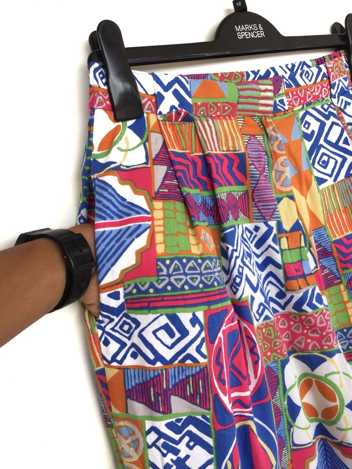 Japanese Brand Exclusive Pop Art Multicolor Ballon Trousers Pants Size US 30 / EU 46 - 4 Thumbnail