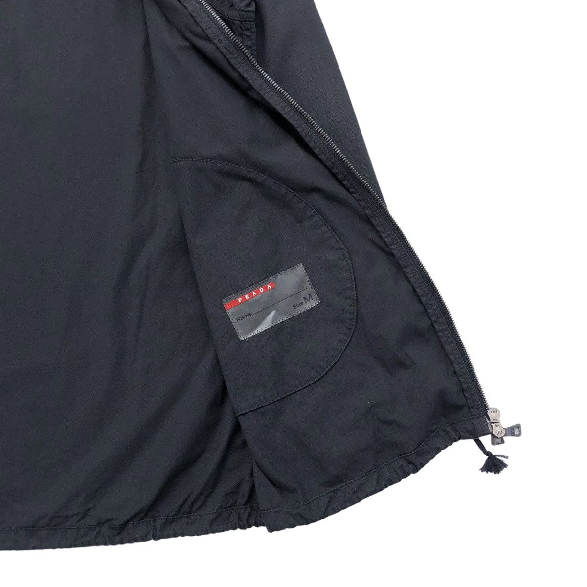Prada Prada Sport Black Cotton Hooded Jacket Size US M / EU 48-50 / 2 - 6 Thumbnail