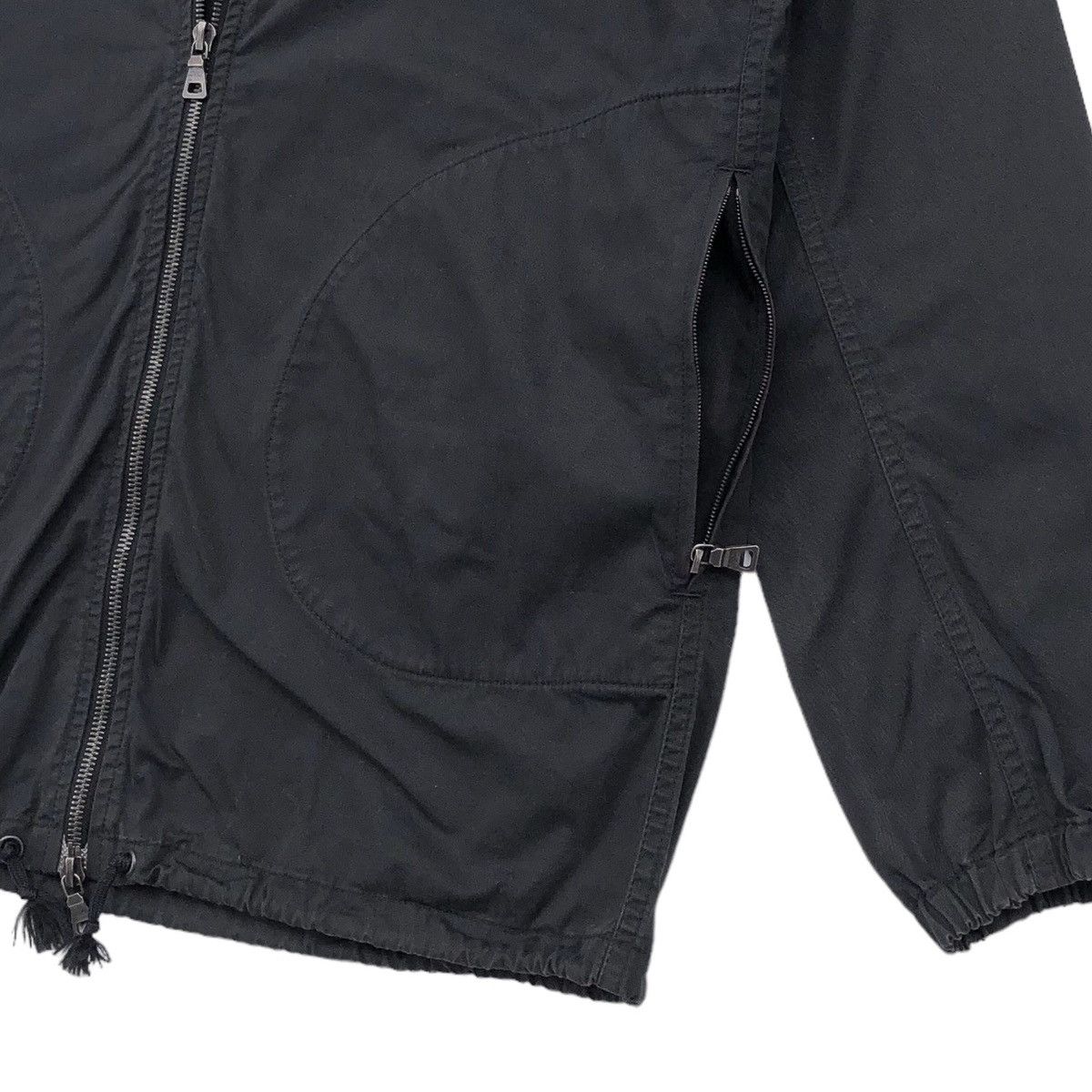 Prada Prada Sport Black Cotton Hooded Jacket Size US M / EU 48-50 / 2 - 9 Thumbnail