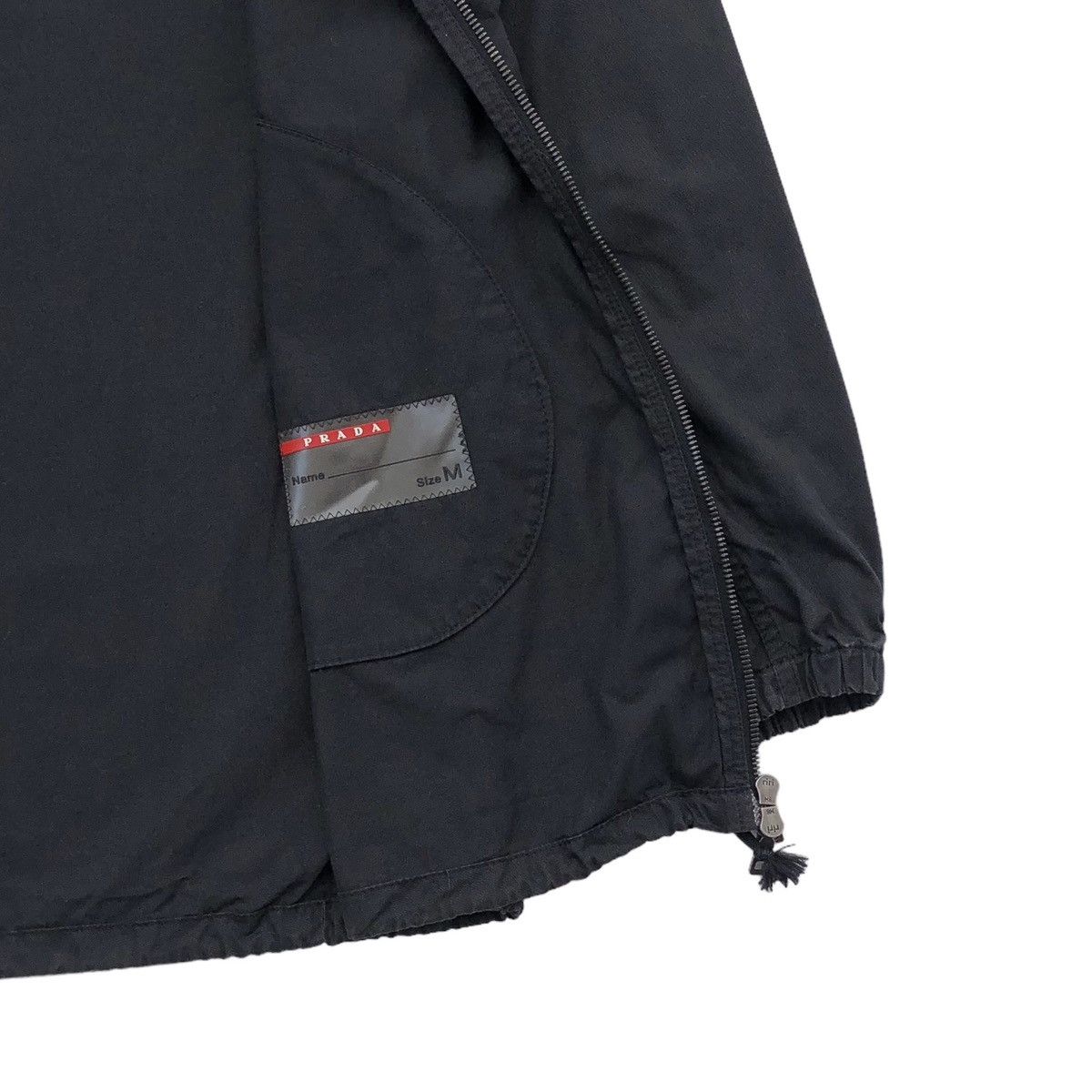 Prada Prada Sport Black Cotton Hooded Jacket Size US M / EU 48-50 / 2 - 7 Thumbnail