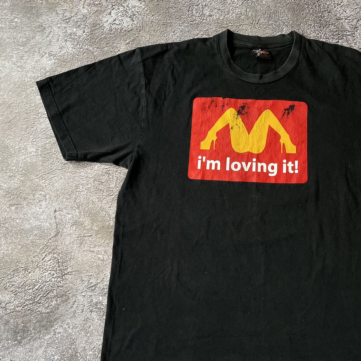 Vintage Y2K Black Graphic Tee Parody Logo Streetwear Skate Boxy XL Size US XL / EU 56 / 4 - 4 Thumbnail