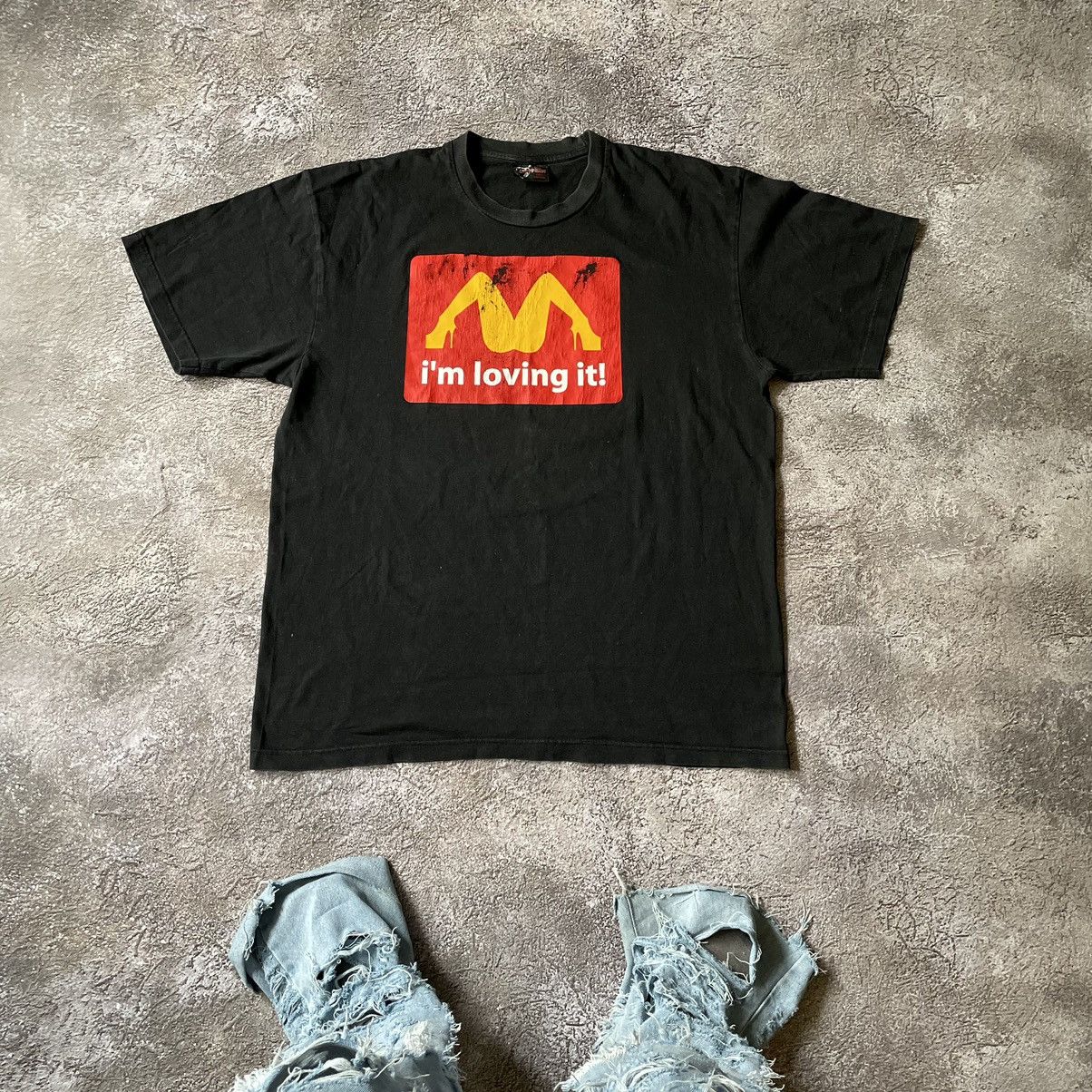 Vintage Y2K Black Graphic Tee Parody Logo Streetwear Skate Boxy XL Size US XL / EU 56 / 4 - 1 Thumbnail