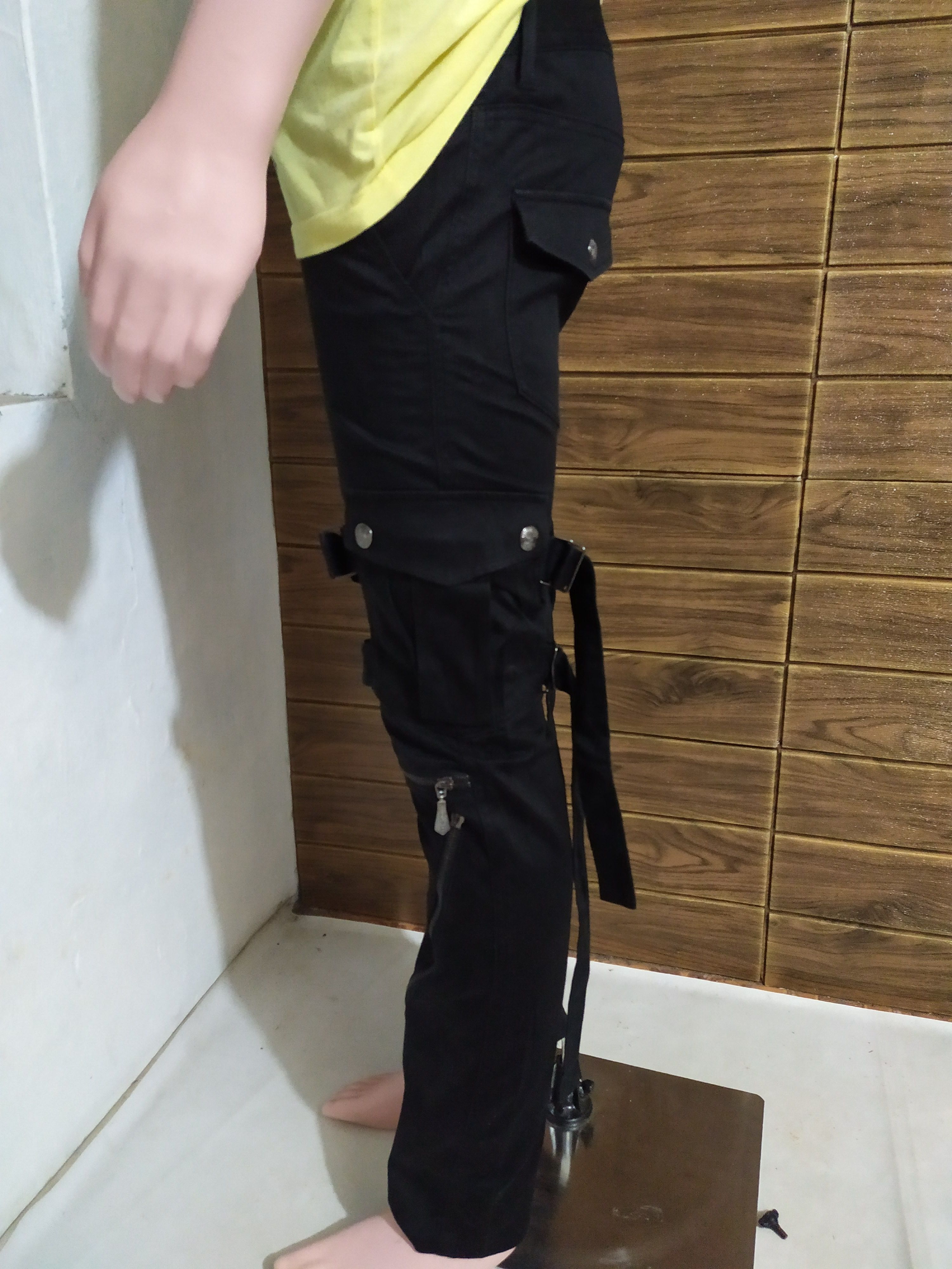 Japanese Brand 🔥BG- SHO Bondage Cargo Punk Pants Size US 29 - 11 Thumbnail