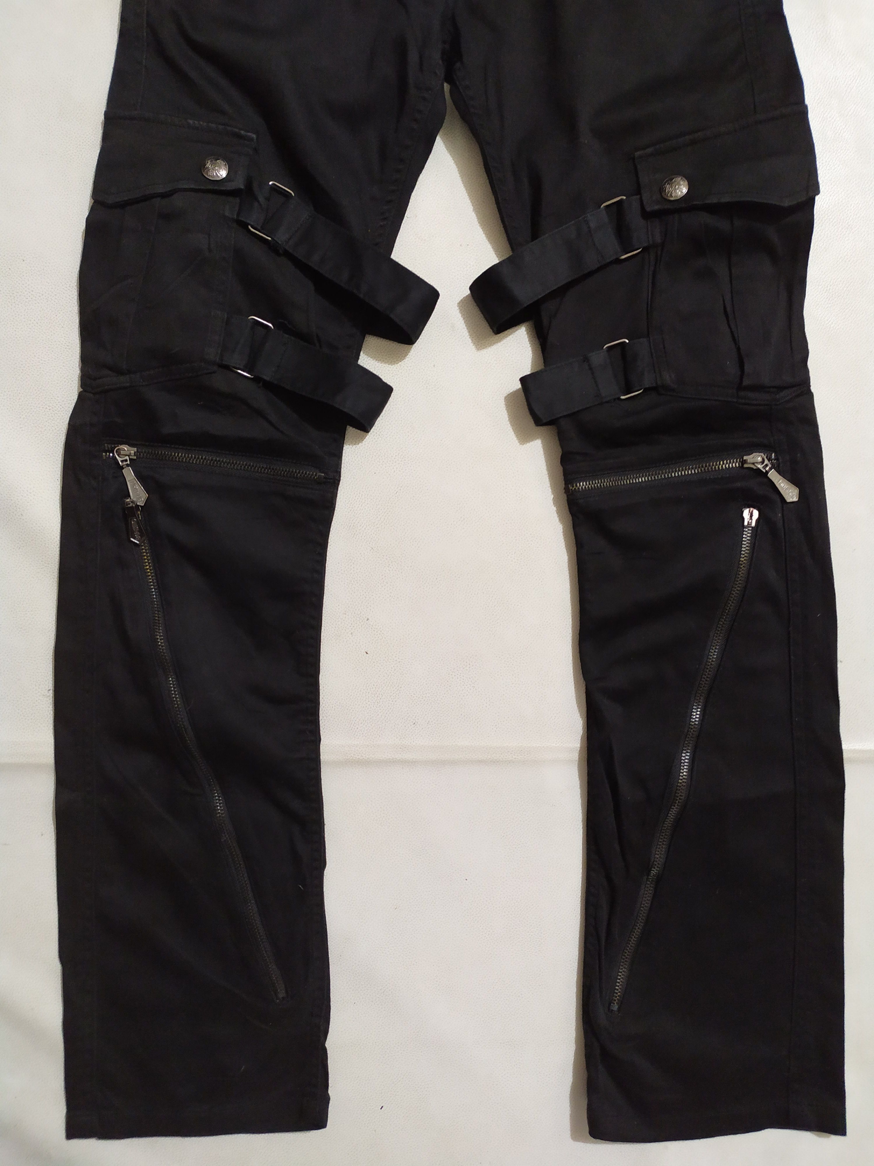 Japanese Brand 🔥BG- SHO Bondage Cargo Punk Pants Size US 29 - 3 Thumbnail