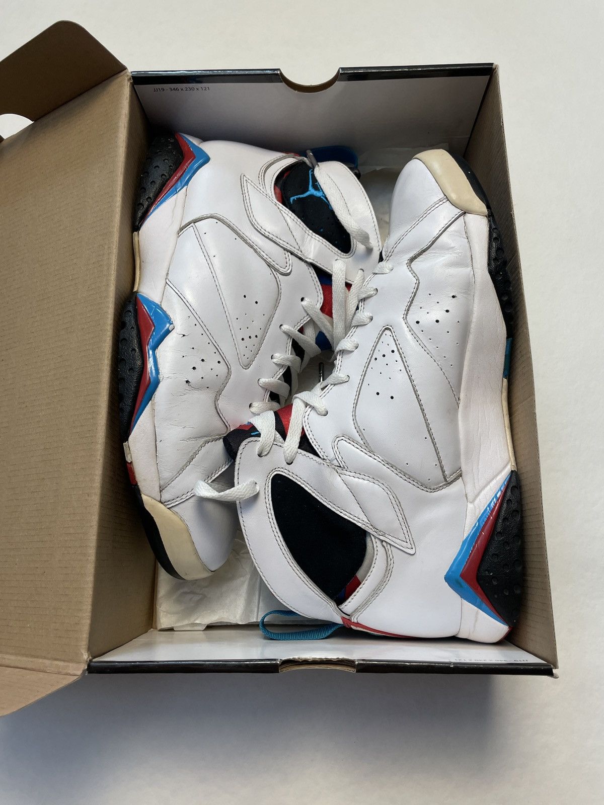 Nike Air Jordan 7 Retro Orion 2011 Size US 11 / EU 44 - 2 Thumbnail