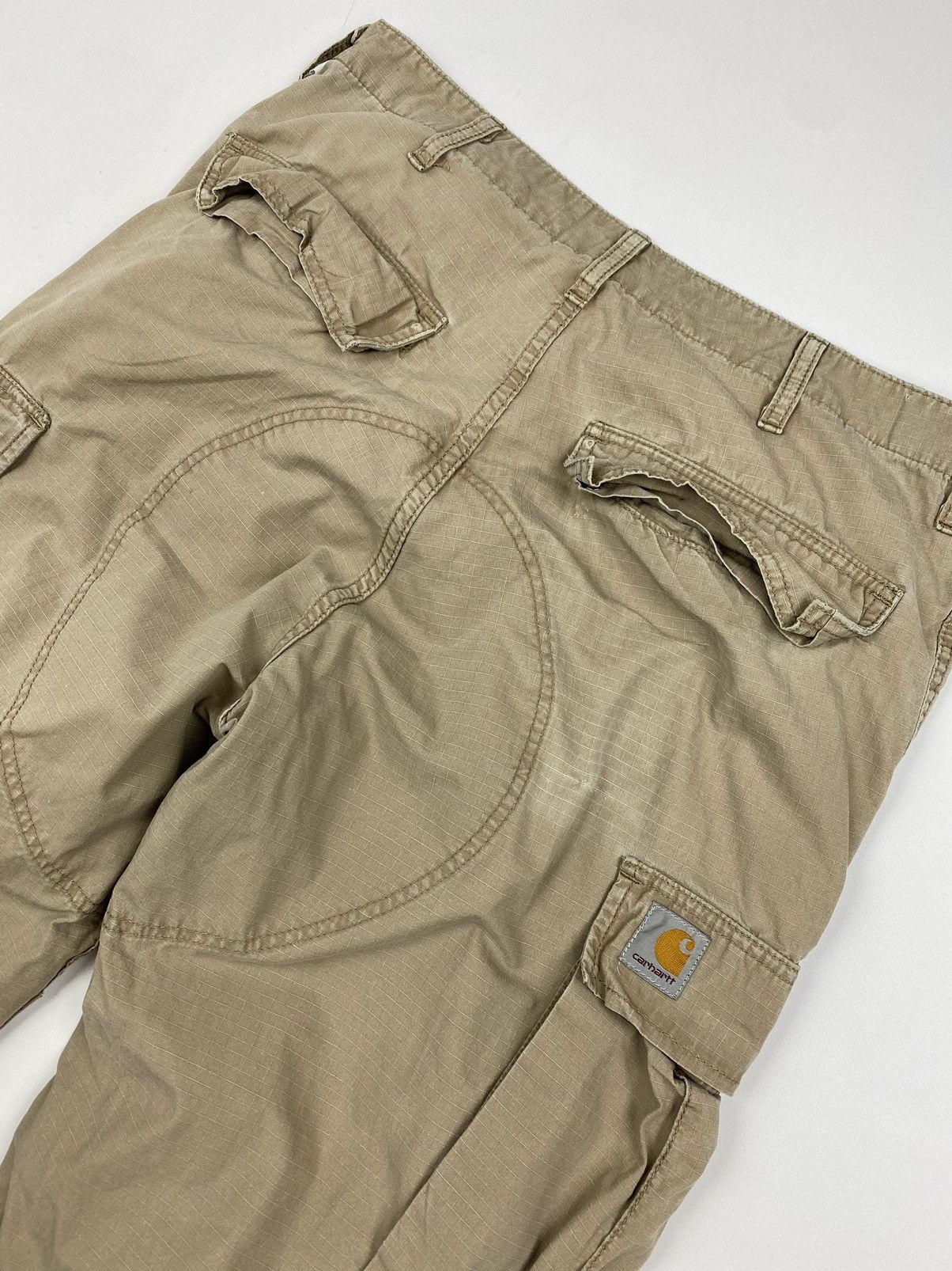 Carhartt Vintage Carhartt Cargo Green Pants Travis Style Size US 34 / EU 50 - 3 Thumbnail
