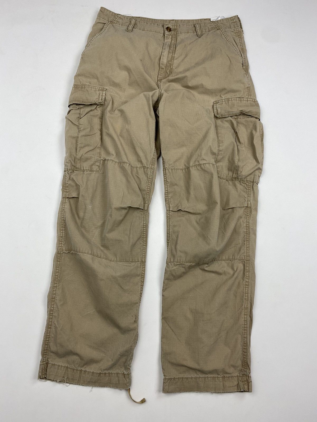 Vintage Carhartt Cargo Green Pants Travis Style