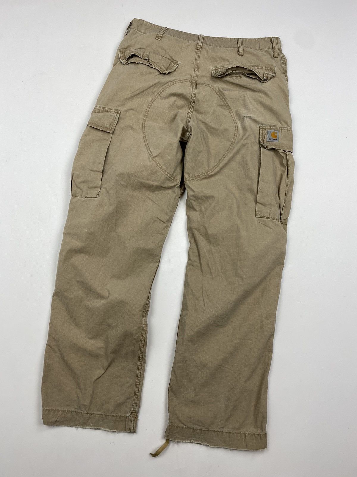 Carhartt Vintage Carhartt Cargo Green Pants Travis Style Size US 34 / EU 50 - 2 Thumbnail