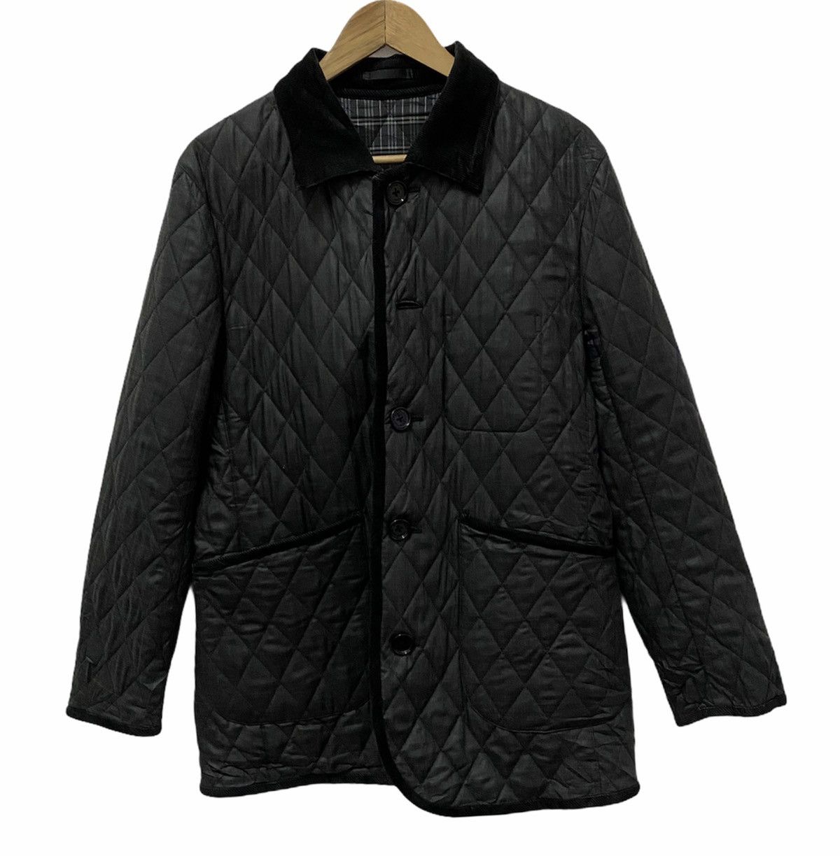 Burberry 🔥Vintage Burberry Black Label Quilted Jacket Size US M / EU 48-50 / 2 - 4 Thumbnail