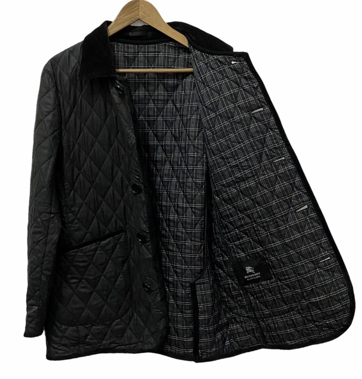 Burberry 🔥Vintage Burberry Black Label Quilted Jacket Size US M / EU 48-50 / 2 - 2 Thumbnail