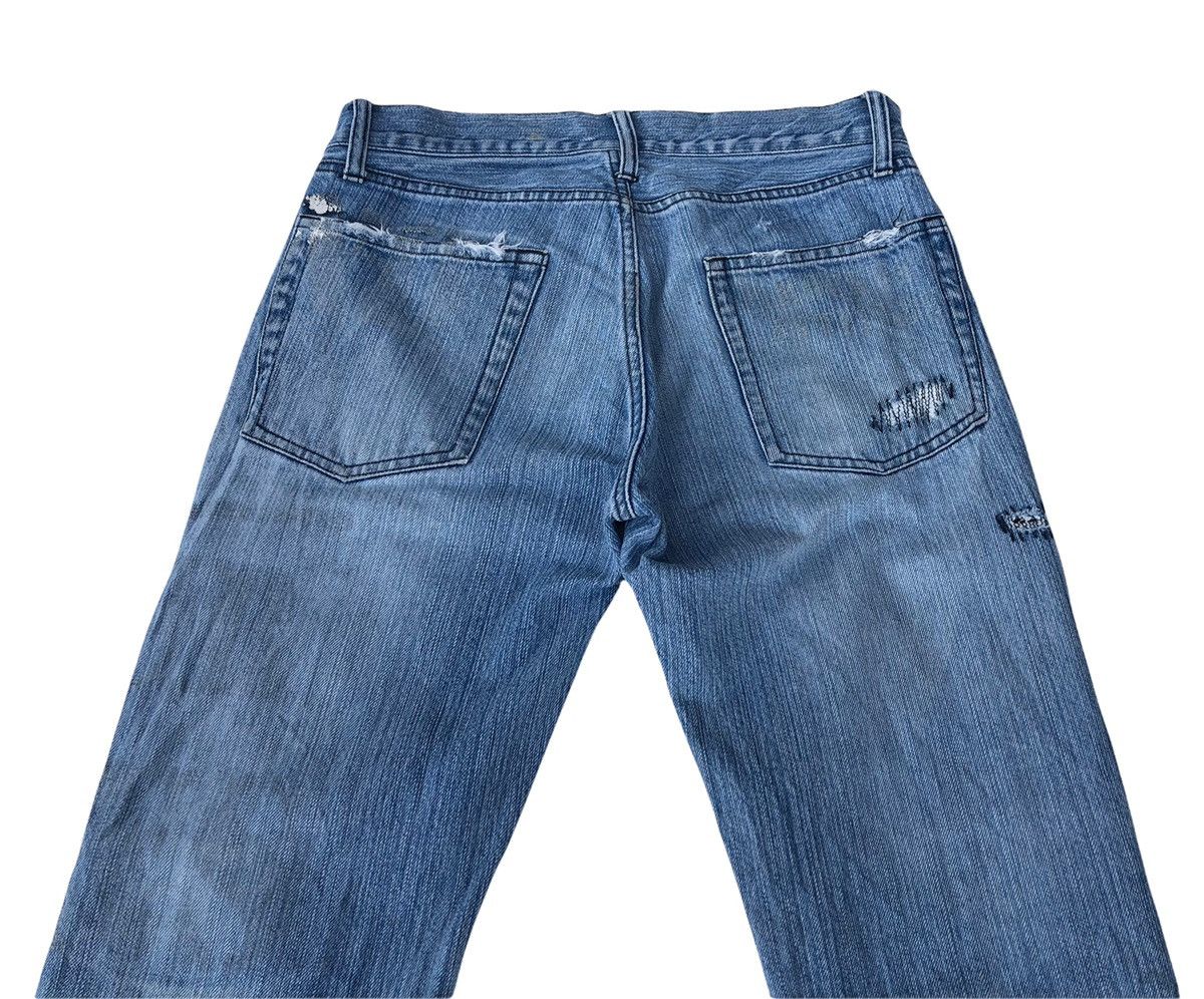 20471120 🔥Japanese 1990 Edge Rupert Distressed Flare Jeans🔥 Size US 31 - 6 Thumbnail