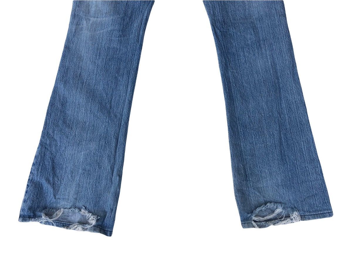 20471120 🔥Japanese 1990 Edge Rupert Distressed Flare Jeans🔥 Size US 31 - 7 Thumbnail