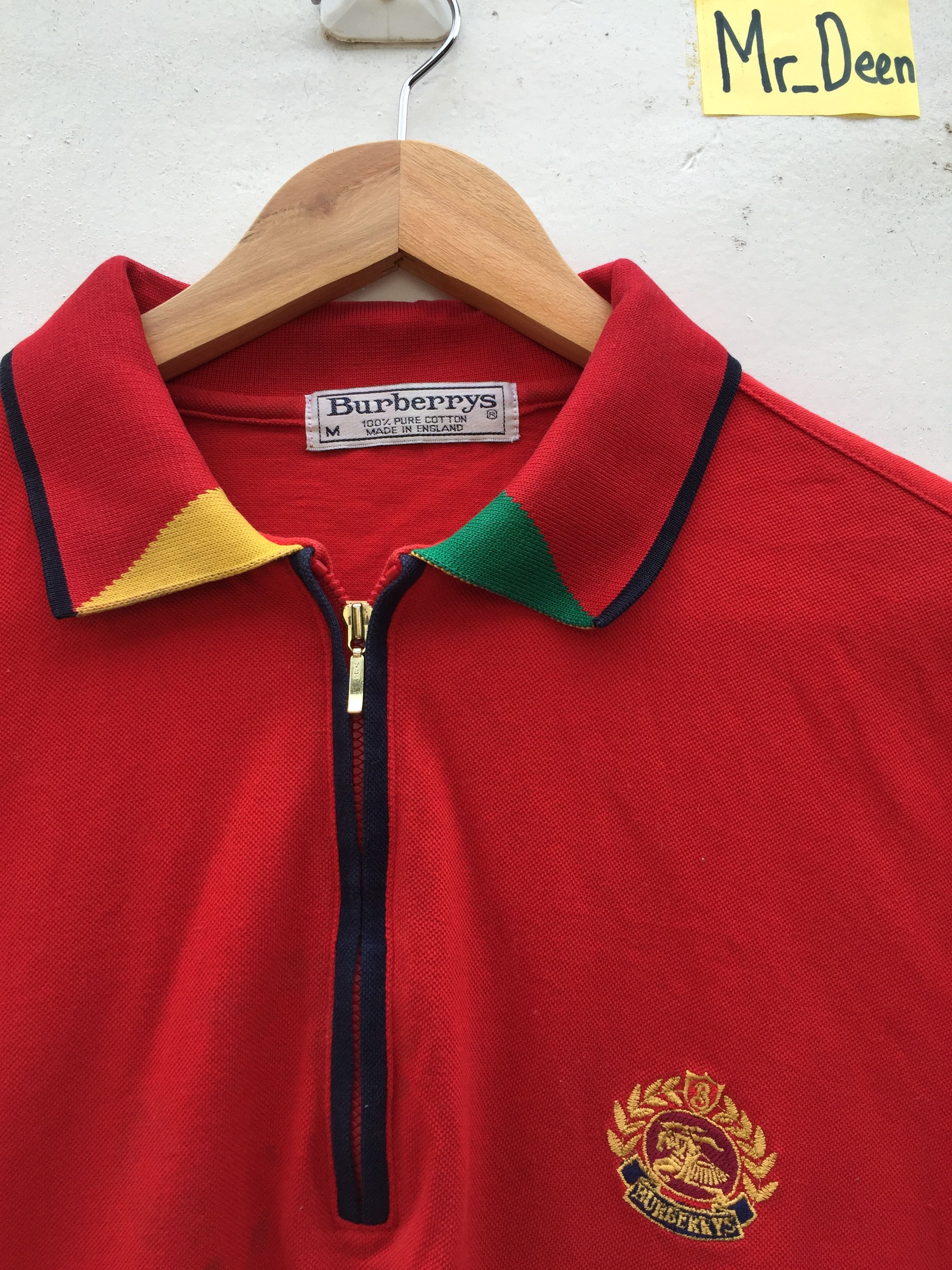 Burberry Burberry London England Polo Shirt Long Sleeve Size US M / EU 48-50 / 2 - 5 Thumbnail