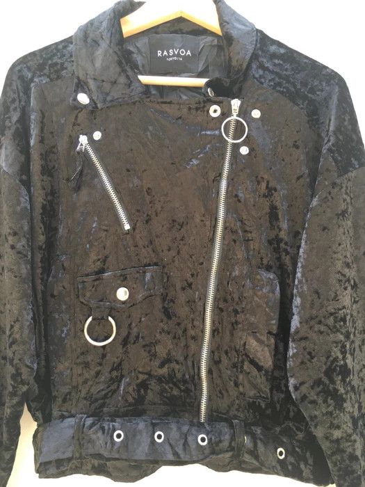 Japanese Brand Rare Velvet PUNK Jacket By RASVOA Tokyo Size US M / EU 48-50 / 2 - 5 Thumbnail