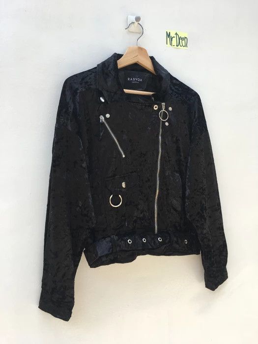 Japanese Brand Rare Velvet PUNK Jacket By RASVOA Tokyo Size US M / EU 48-50 / 2 - 3 Thumbnail