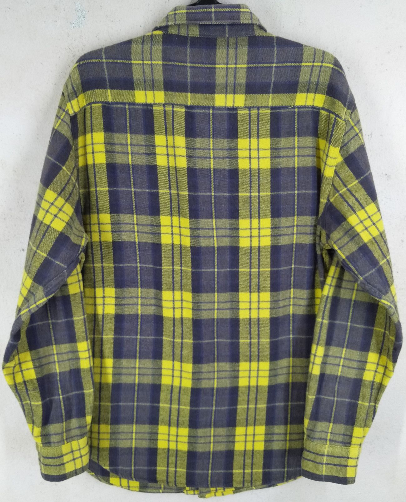 Flannel × Japanese Brand × Levi's Vintage Clothing Vintage 2001 LEVI'S Orange Tab Striped Plaid Flannel Shirt Size US S / EU 44-46 / 1 - 6 Thumbnail