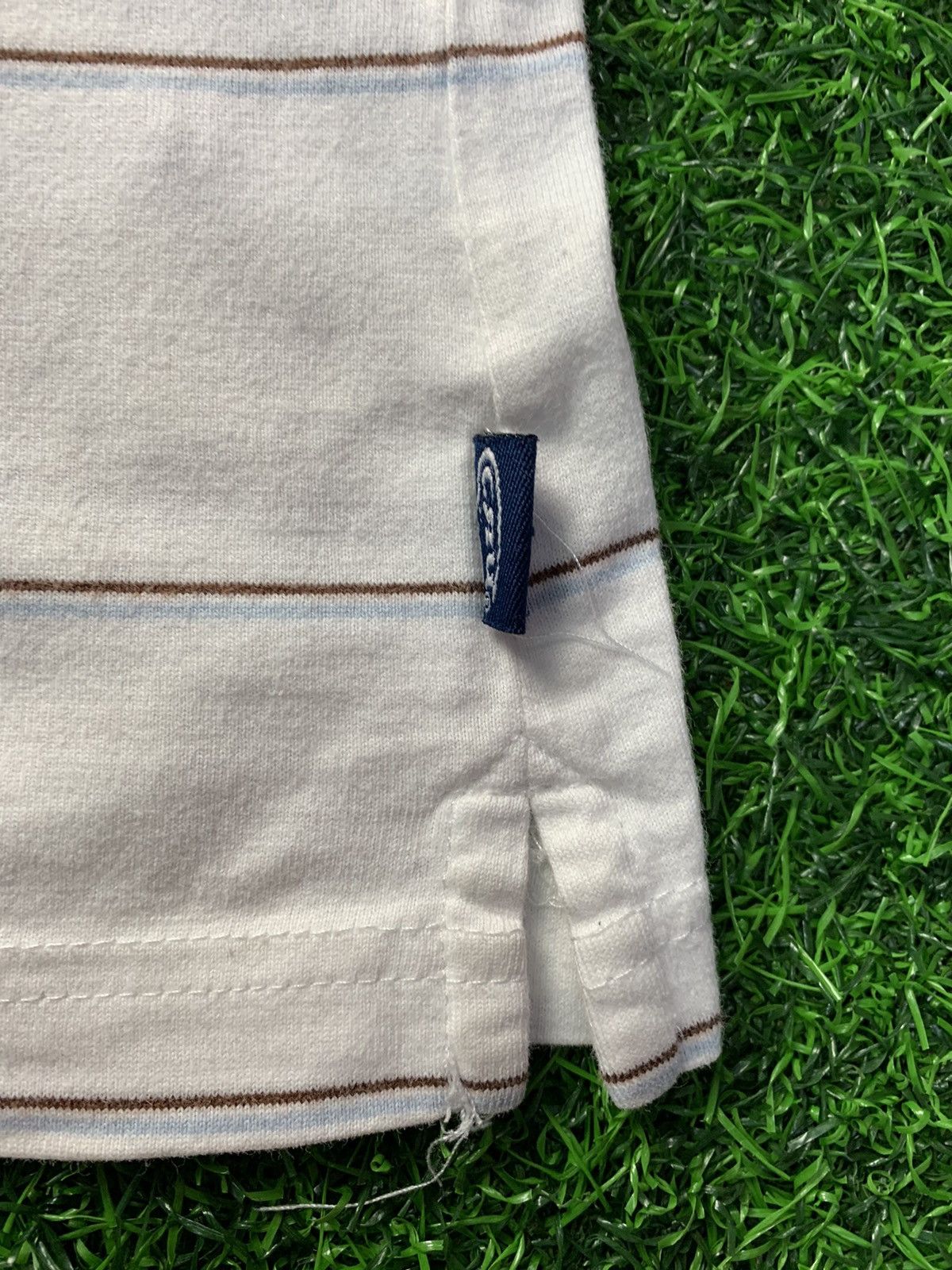 Vintage Classic Cru Design Striped Polo Tee Surf Beach Size S / US 4 / IT 40 - 9 Thumbnail