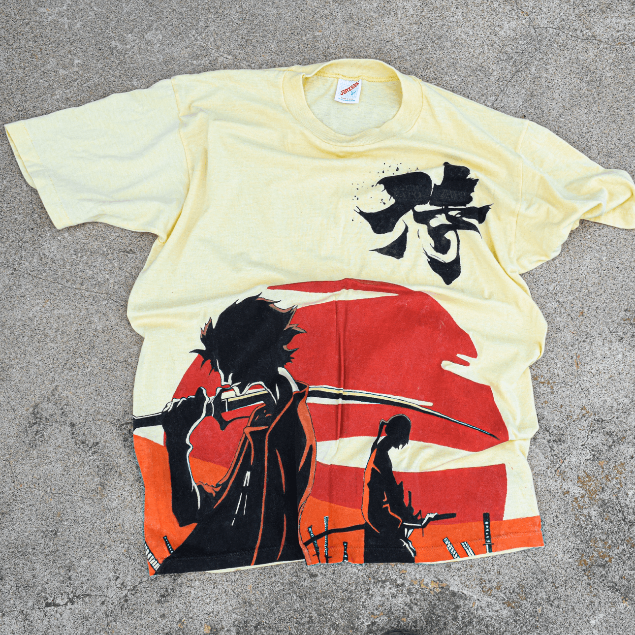 ODM SAMURAI CHAMPLOO ムゲン ジン Tシャツ XL ODM SAMURAI CHAMPLOO ムゲン ジン Tシャツ XL