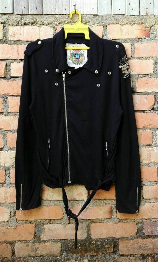 Japanese Brand phenomenon Japanese Brand Sweater Cotton Zip Design Punk Size US L / EU 52-54 / 3 - 1 Thumbnail