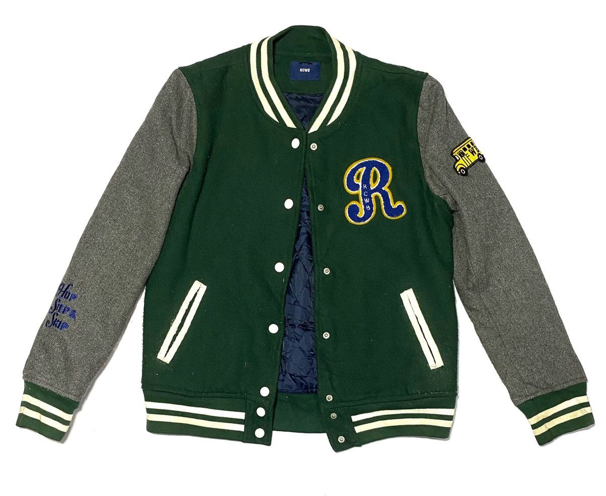 Japanese Brand Japanese Brand RCWB Wool Varsity Jacket Size US S / EU 44-46 / 1 - 1 Thumbnail