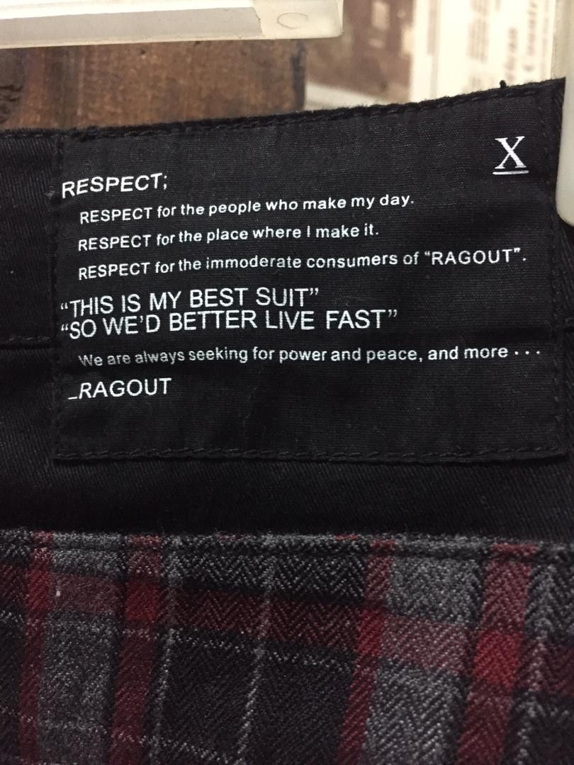 Designer × Japanese Brand × Seditionaries Plaid Design Bondage Punk RAGOUT Respect Twisted Leg Pants Size US 35 - 4 Thumbnail