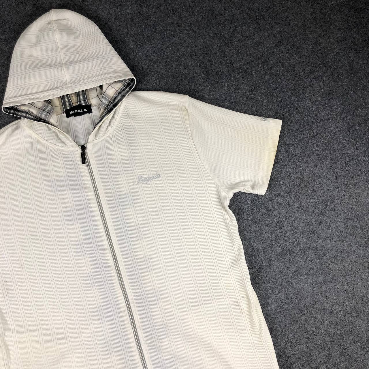 Japanese Brand × Vintage Vintage Impala Short Sleeve Zipped Up Hoodie Size US L / EU 52-54 / 3 - 2 Thumbnail