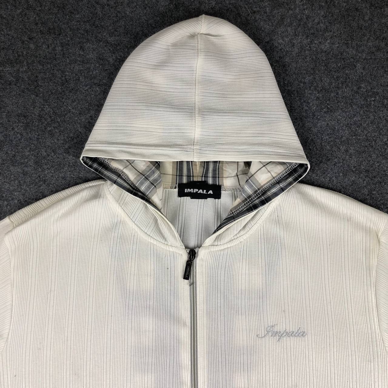 Japanese Brand × Vintage Vintage Impala Short Sleeve Zipped Up Hoodie Size US L / EU 52-54 / 3 - 6 Thumbnail