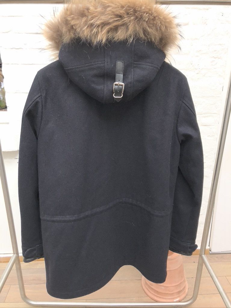 Sandro Navy Wool Parka Size US L / EU 52-54 / 3 - 6 Thumbnail