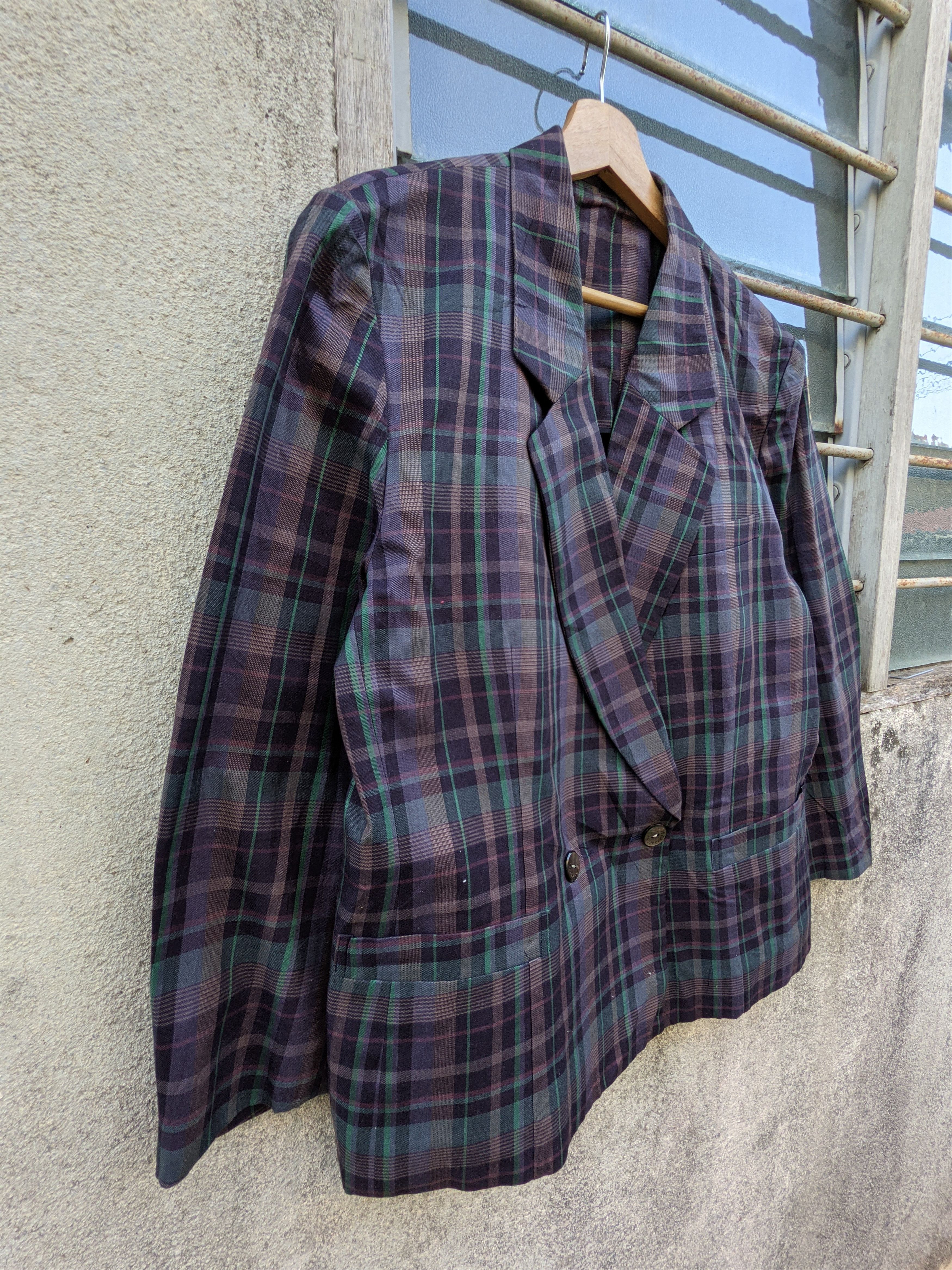 Burberry ⚡️Steals⚡️ Burberry Plaid Single Breasted Size 38S - 3 Thumbnail