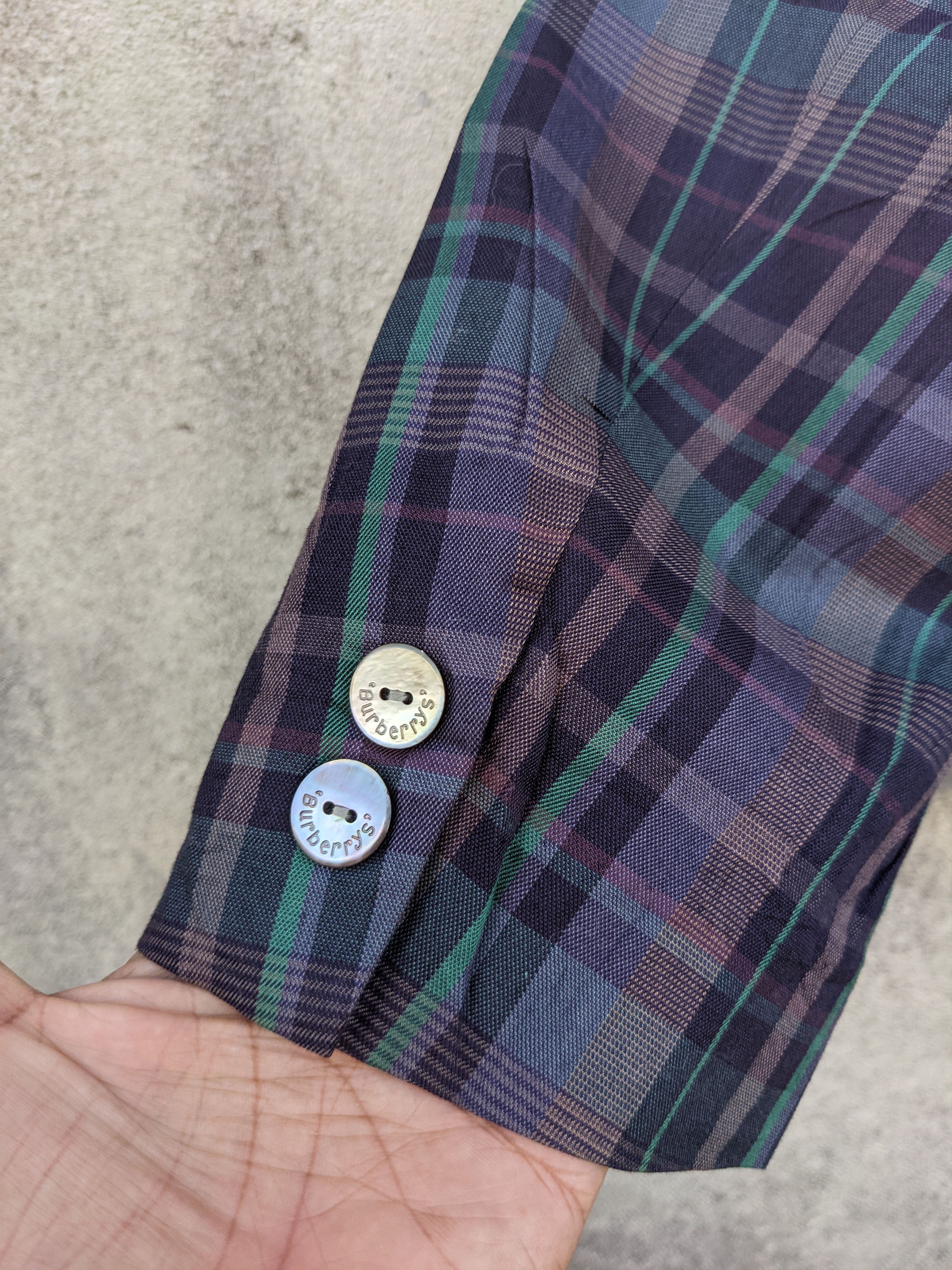 Burberry ⚡️Steals⚡️ Burberry Plaid Single Breasted Size 38S - 7 Thumbnail