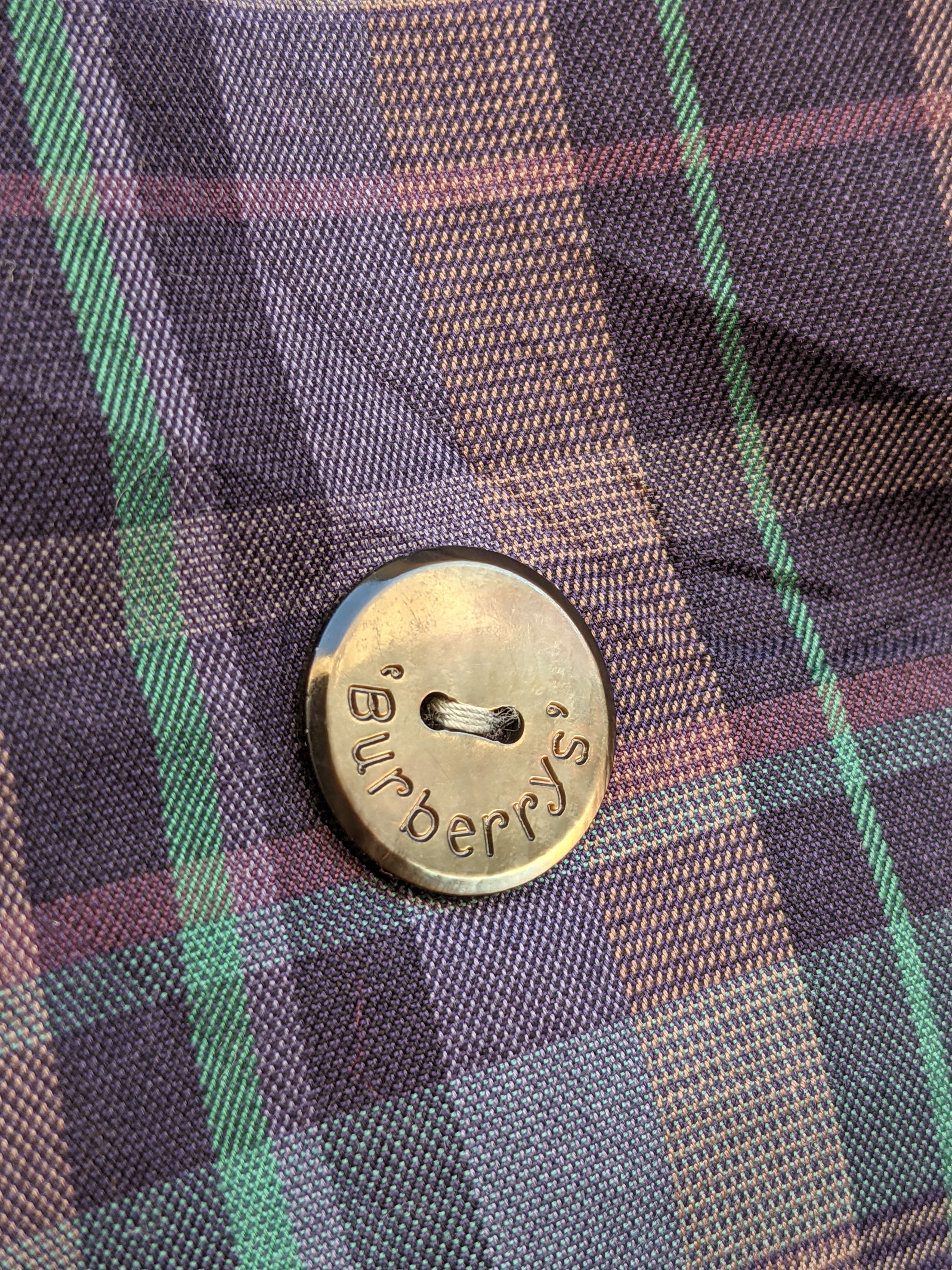 Burberry ⚡️Steals⚡️ Burberry Plaid Single Breasted Size 38S - 8 Thumbnail