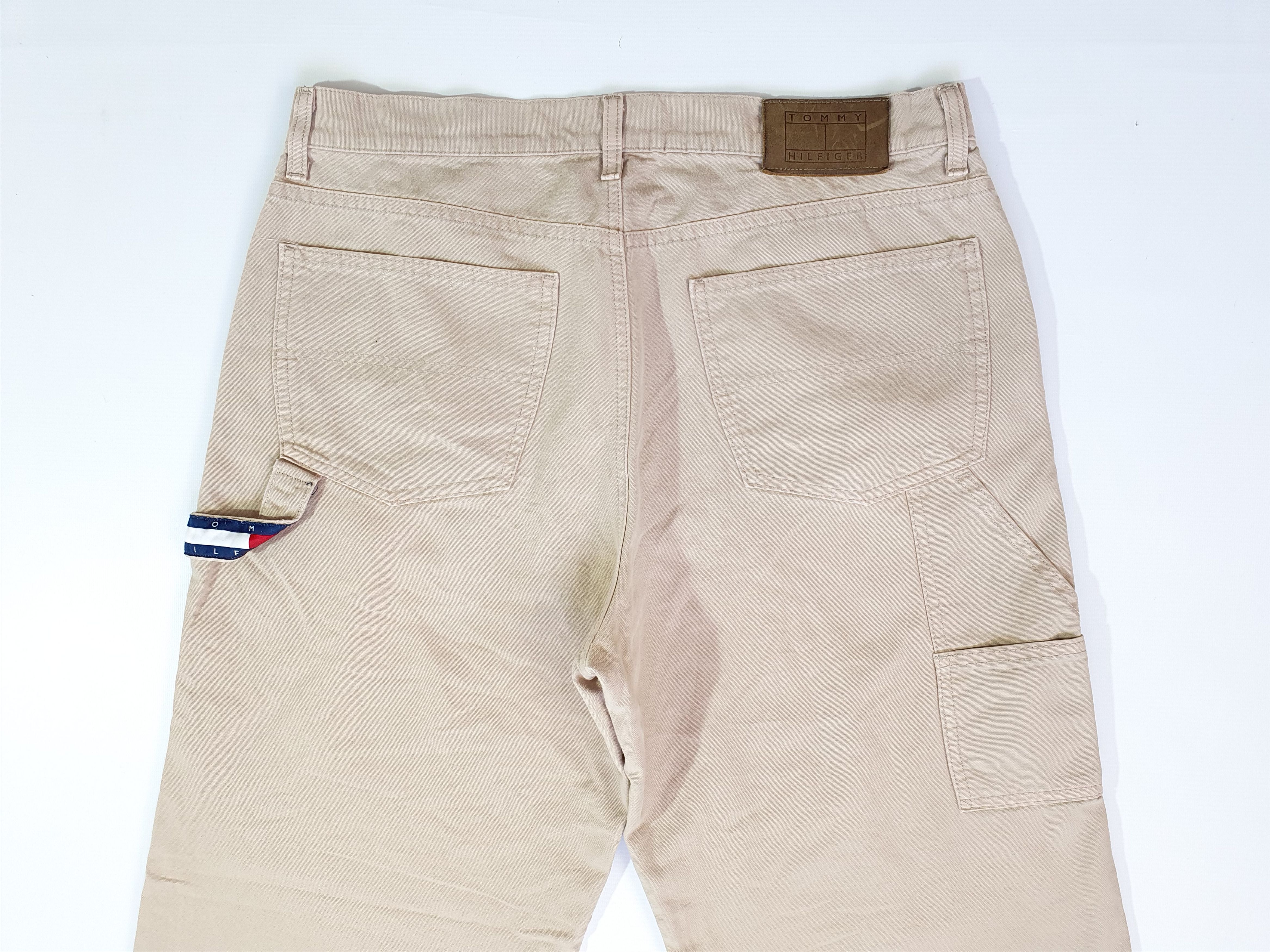 Tommy Hilfiger × Tommy Jeans × Vintage 90s Tommy Hilfiger Painter Carpenter Pants Vintage Size US 32 / EU 48 - 13 Thumbnail