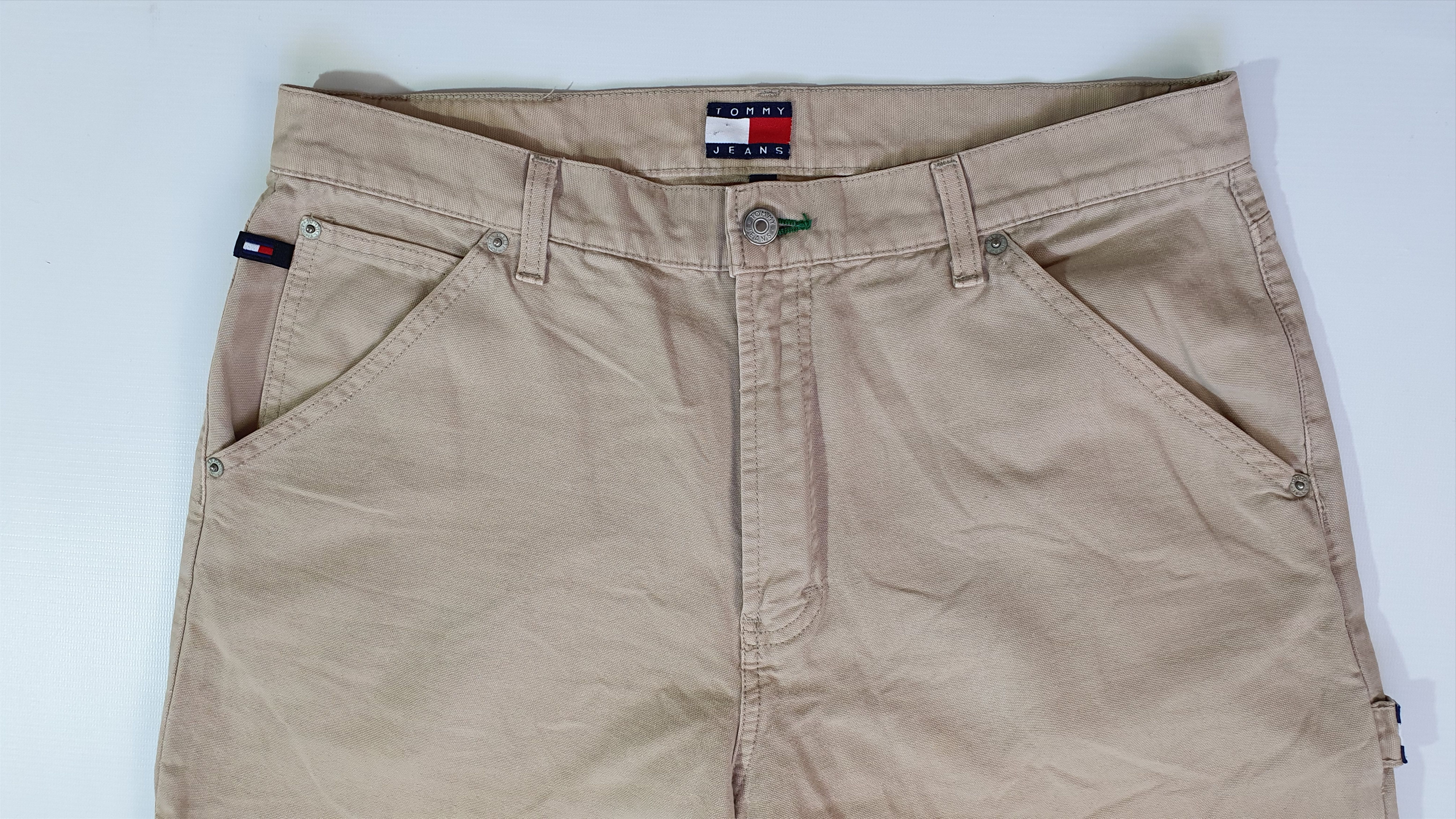 Tommy Hilfiger × Tommy Jeans × Vintage 90s Tommy Hilfiger Painter Carpenter Pants Vintage Size US 32 / EU 48 - 7 Thumbnail