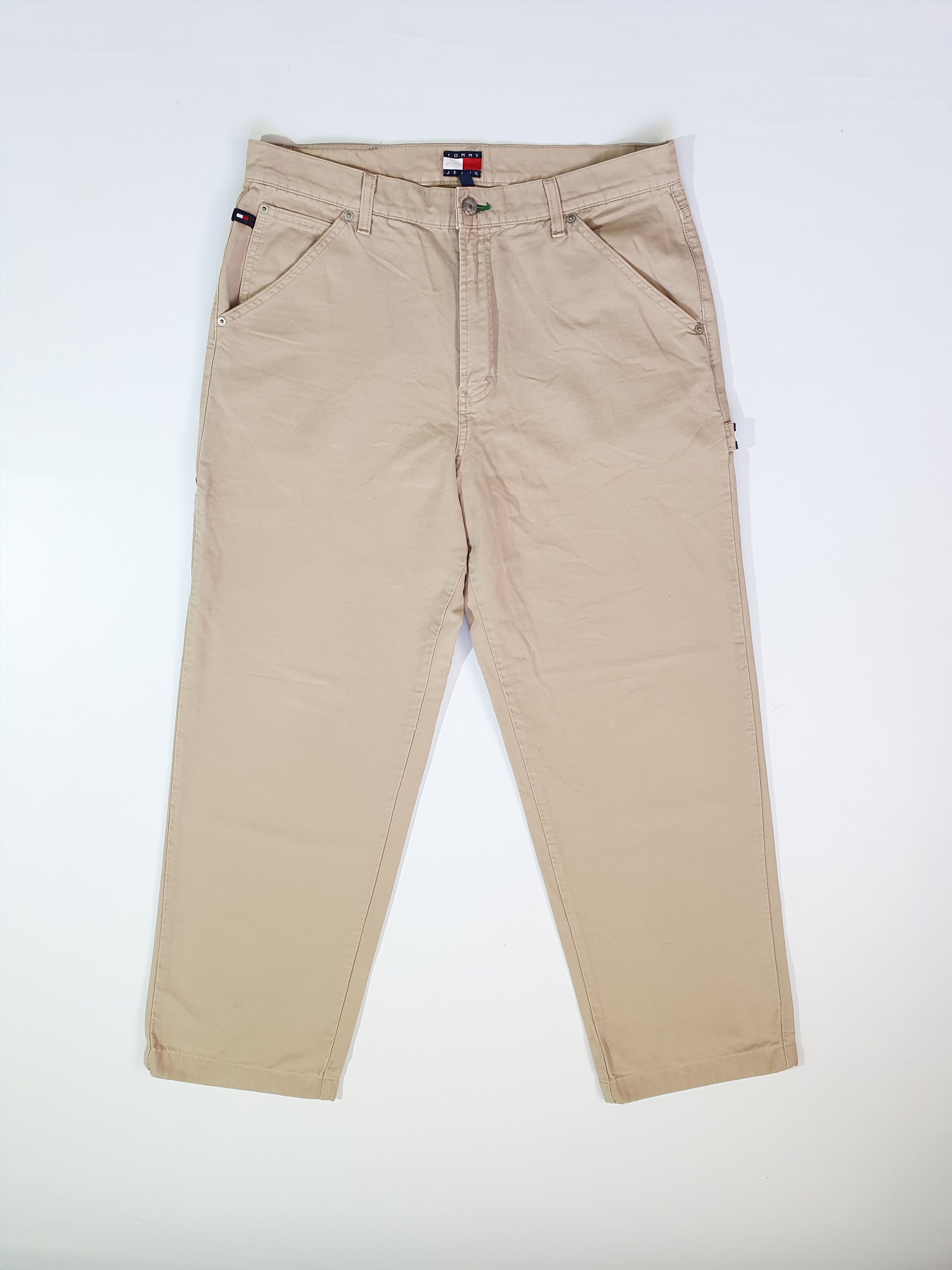 Tommy Hilfiger × Tommy Jeans × Vintage 90s Tommy Hilfiger Painter Carpenter Pants Vintage Size US 32 / EU 48 - 5 Thumbnail