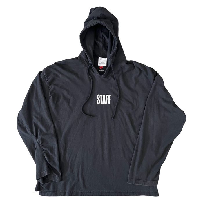 Vetements store staff hoodie