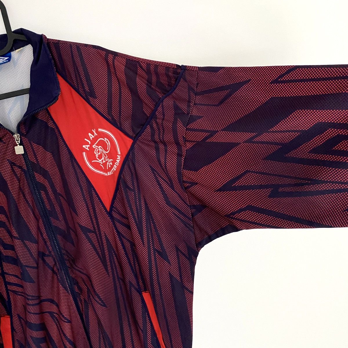 Umbro × Vintage 1994 Ajax Amsterdam Umbro Vintage Retro Track Top Jacket Kit Size US XL / EU 56 / 4 - 5 Thumbnail