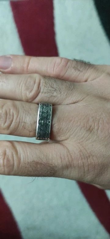 Jewelry Gothic Tribal Square Ring Size ONE SIZE - 6 Thumbnail