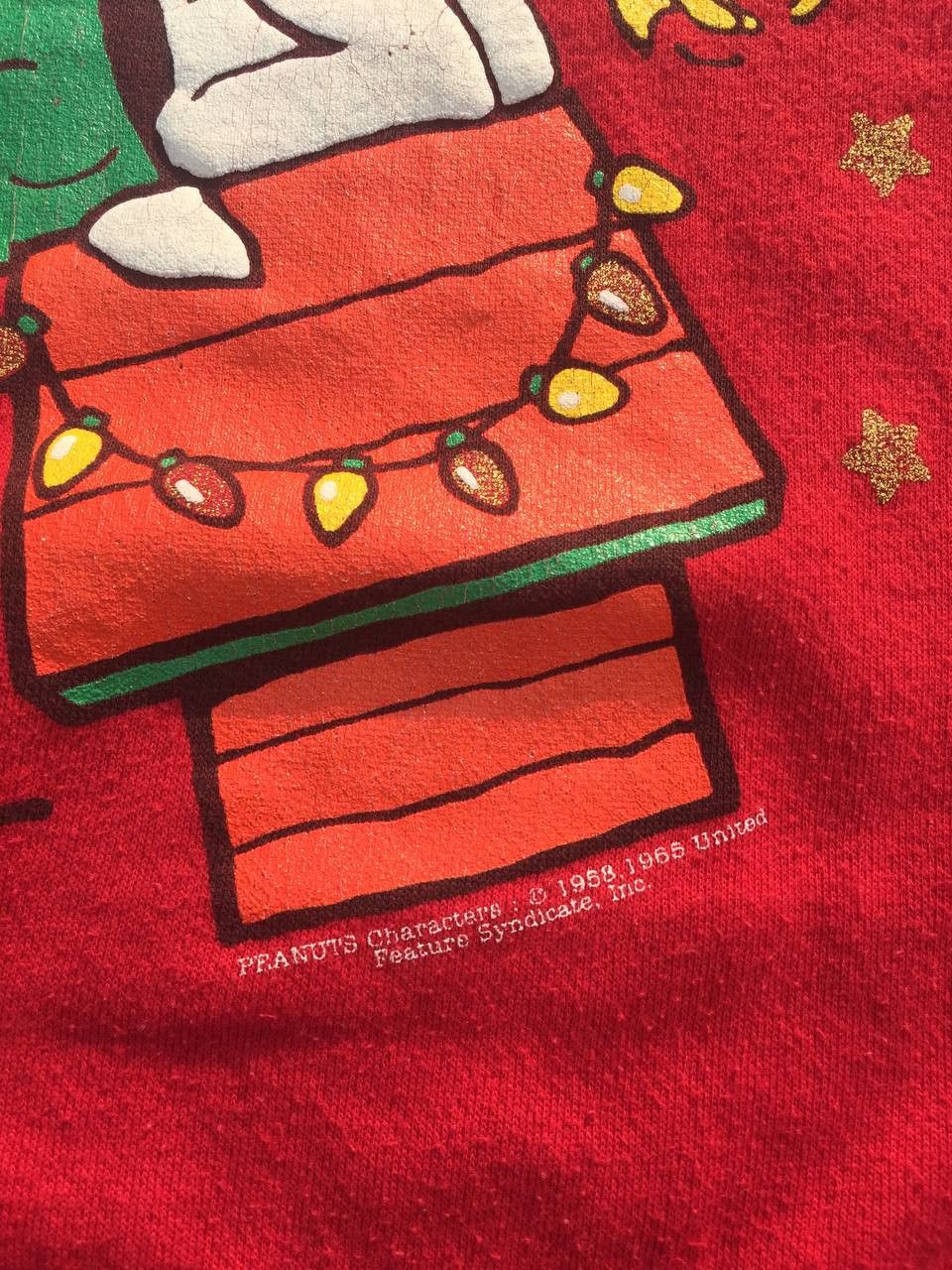 Vintage Vintage 90s Peanuts Santa Claus Christmas Sweatshirt Size US M / EU 48-50 / 2 - 4 Thumbnail