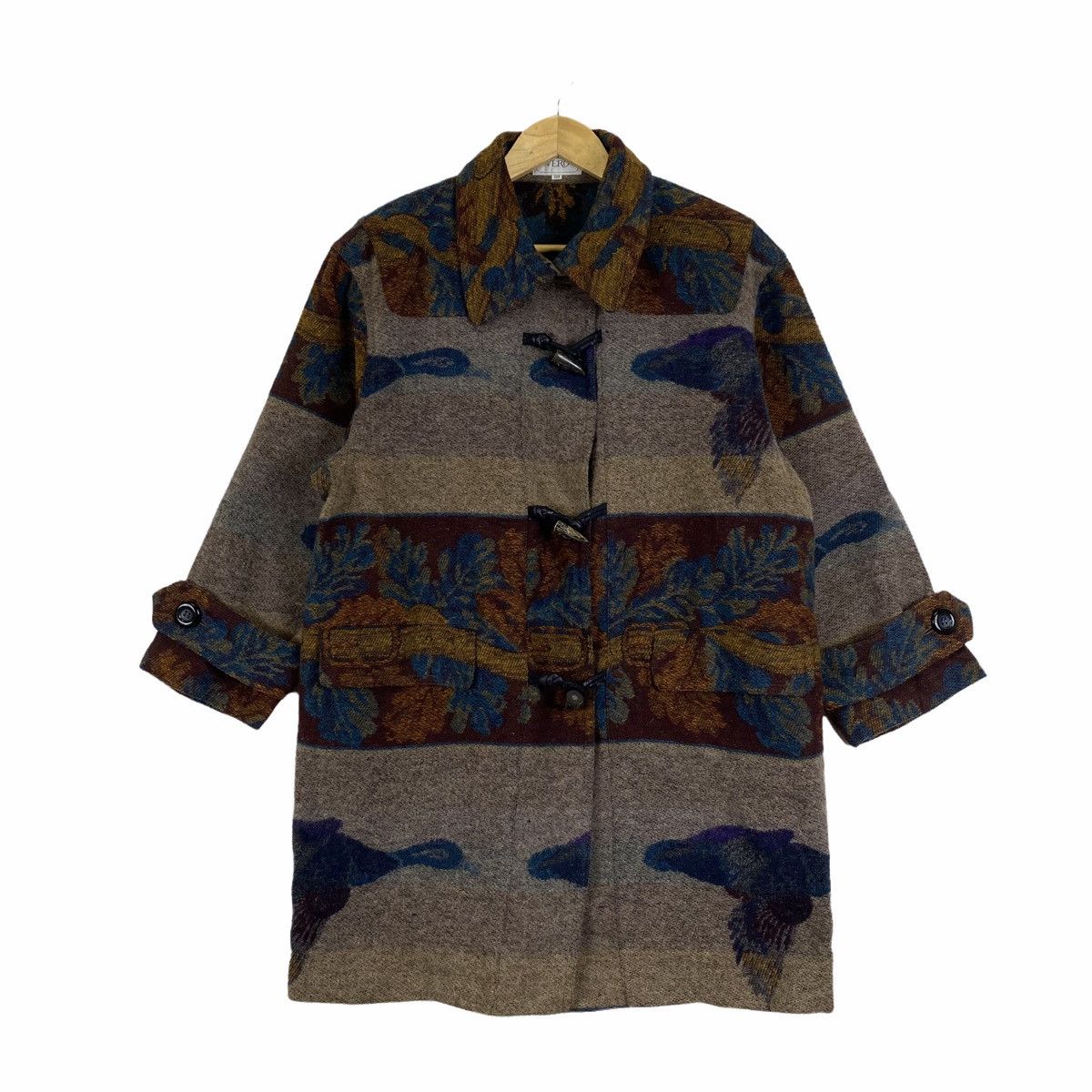 Japanese Brand × Vintage Vintage VERO SOUTH WESTERN Toggle Button Duffle Coat Jacket Size US M / EU 48-50 / 2 - 1 Thumbnail