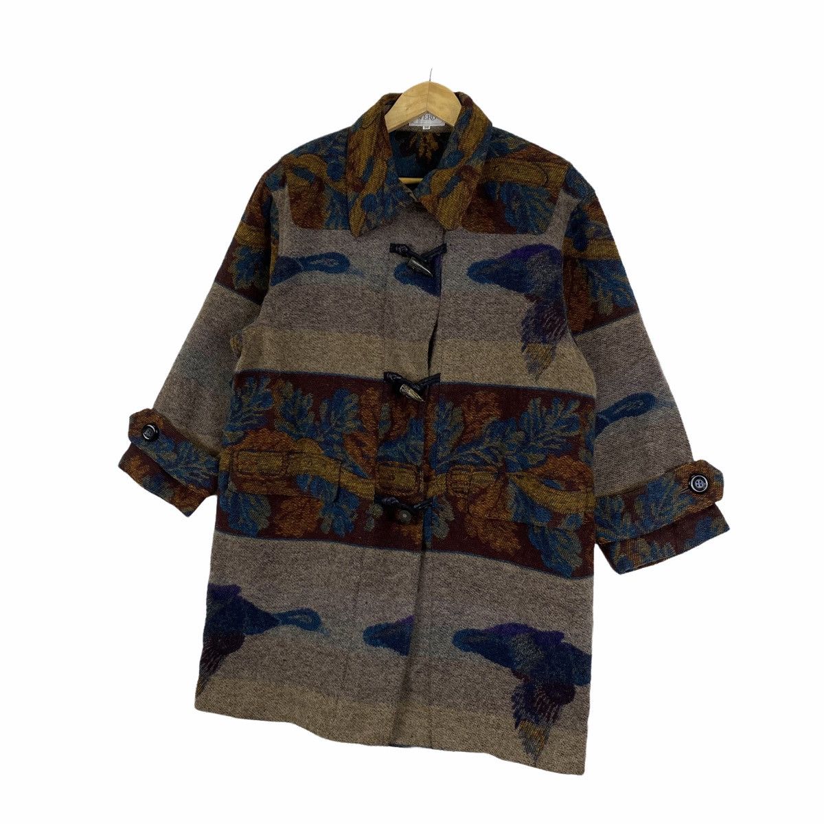 Japanese Brand × Vintage Vintage VERO SOUTH WESTERN Toggle Button Duffle Coat Jacket Size US M / EU 48-50 / 2 - 4 Thumbnail