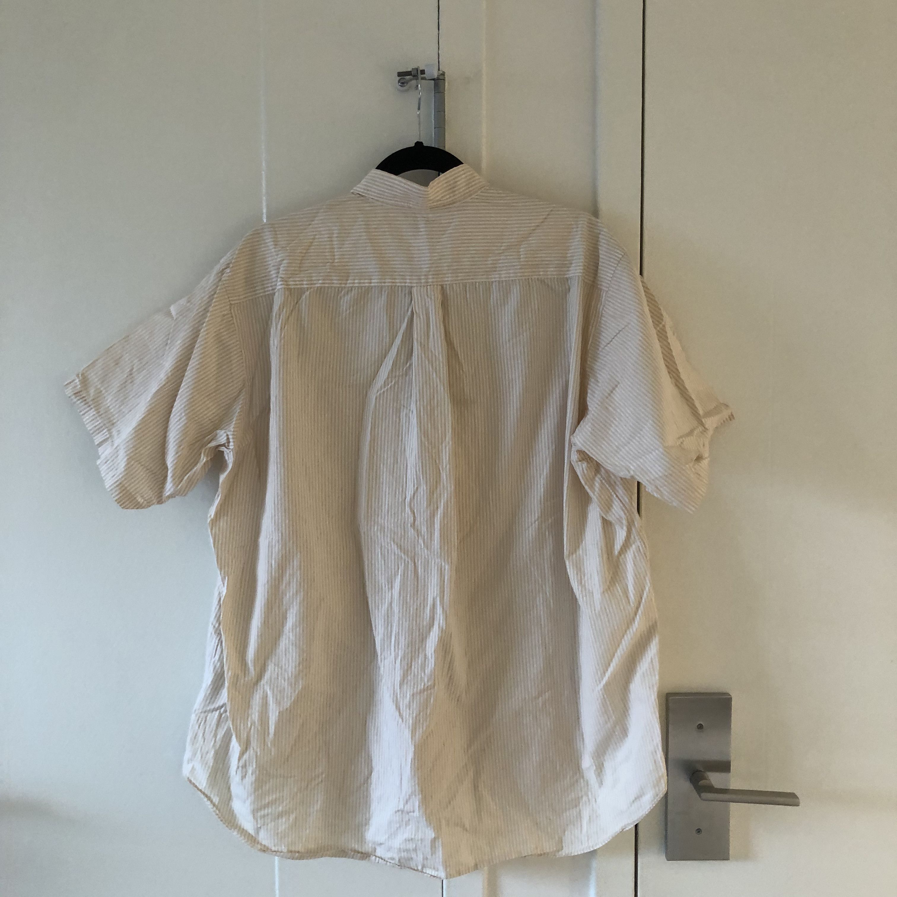 Comme des Garcons Comme des Garcons Homme Plus Striped Short Sleeve Button Up Size US L / EU 52-54 / 3 - 4 Thumbnail
