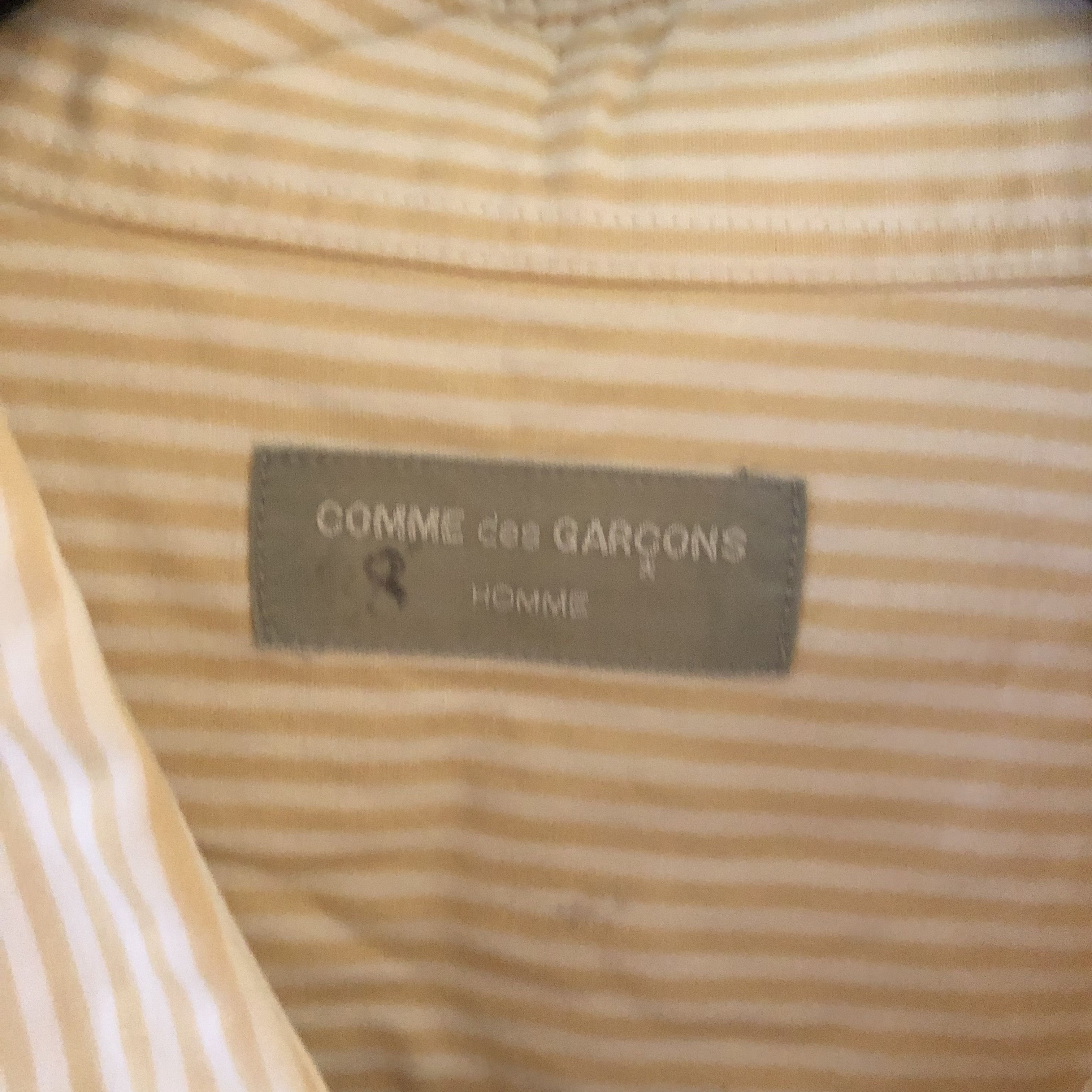 Comme des Garcons Comme des Garcons Homme Plus Striped Short Sleeve Button Up Size US L / EU 52-54 / 3 - 2 Thumbnail