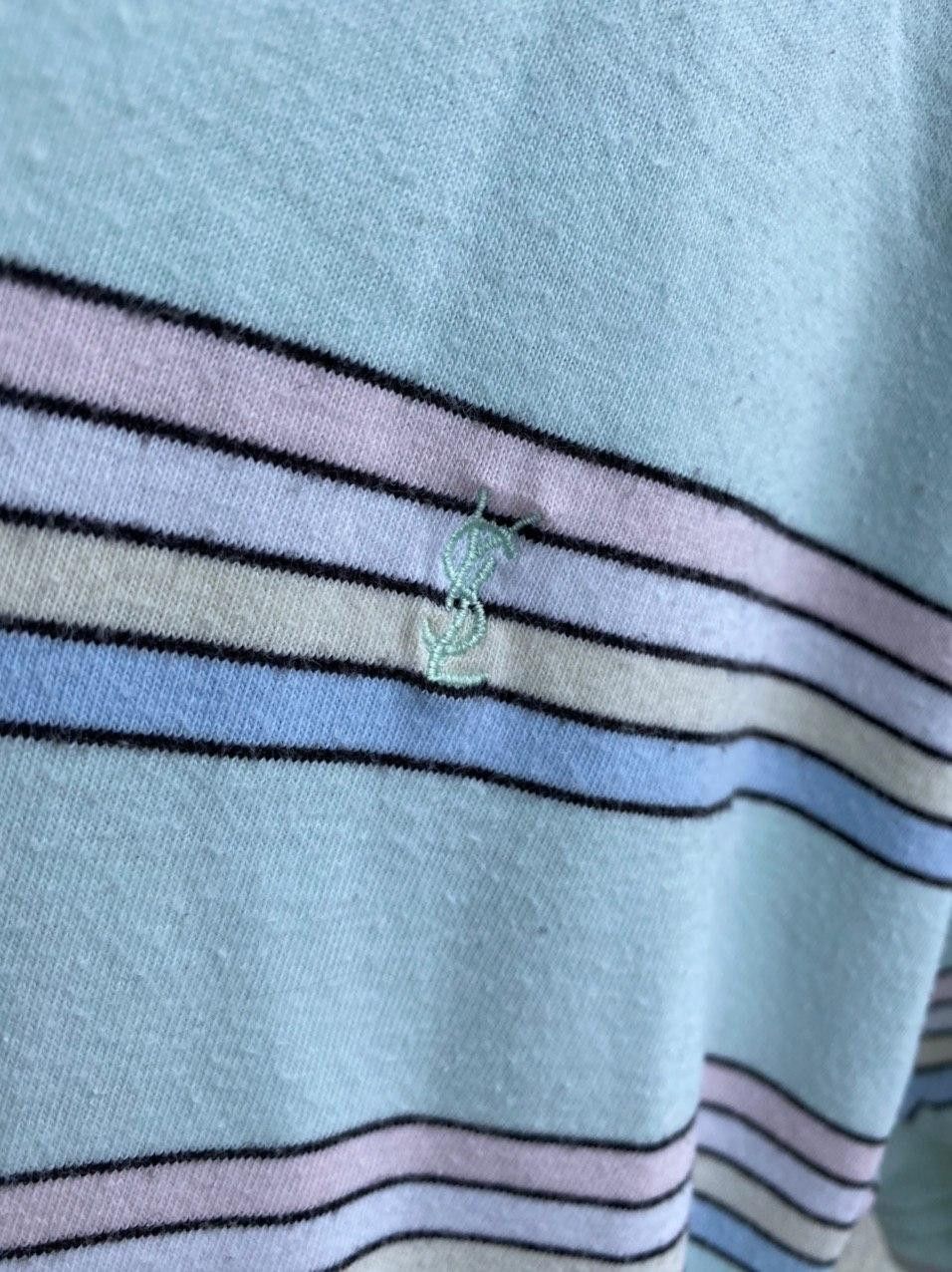 Yves Saint Laurent Multicolor YSL T-shirt Mint Double Layer Size US M / EU 48-50 / 2 - 7 Thumbnail