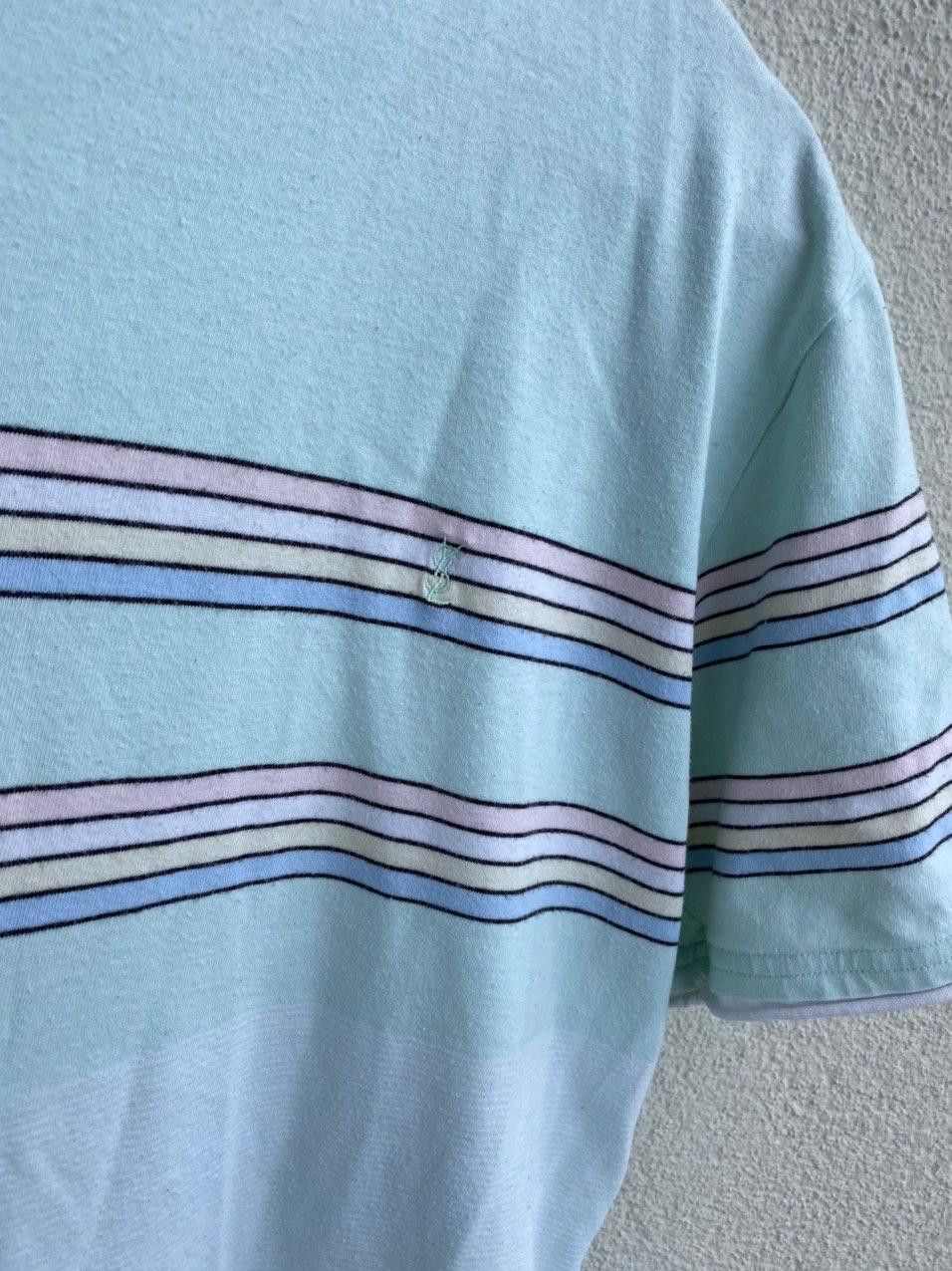 Yves Saint Laurent Multicolor YSL T-shirt Mint Double Layer Size US M / EU 48-50 / 2 - 3 Thumbnail